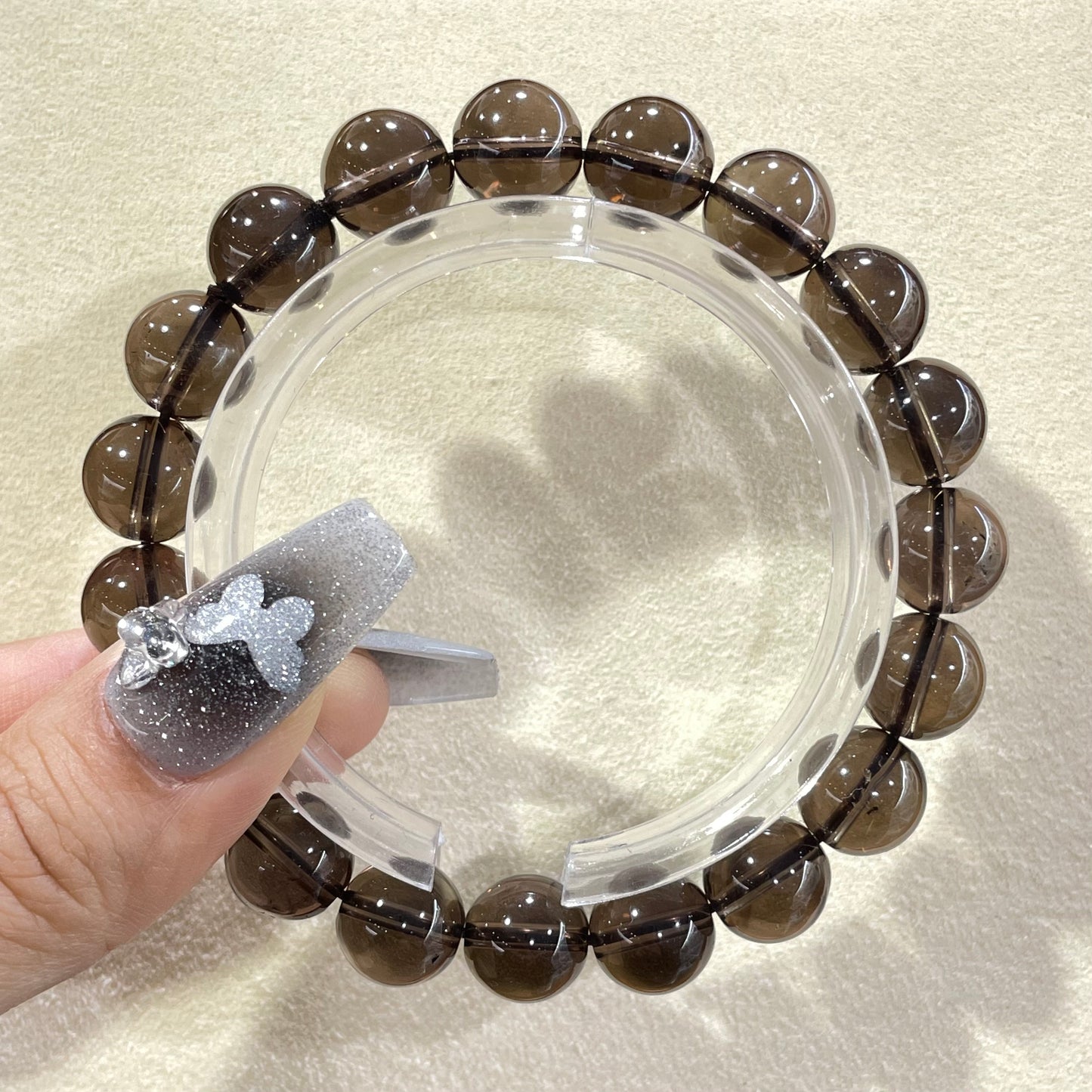 smoky quartz bracelet 10mm
