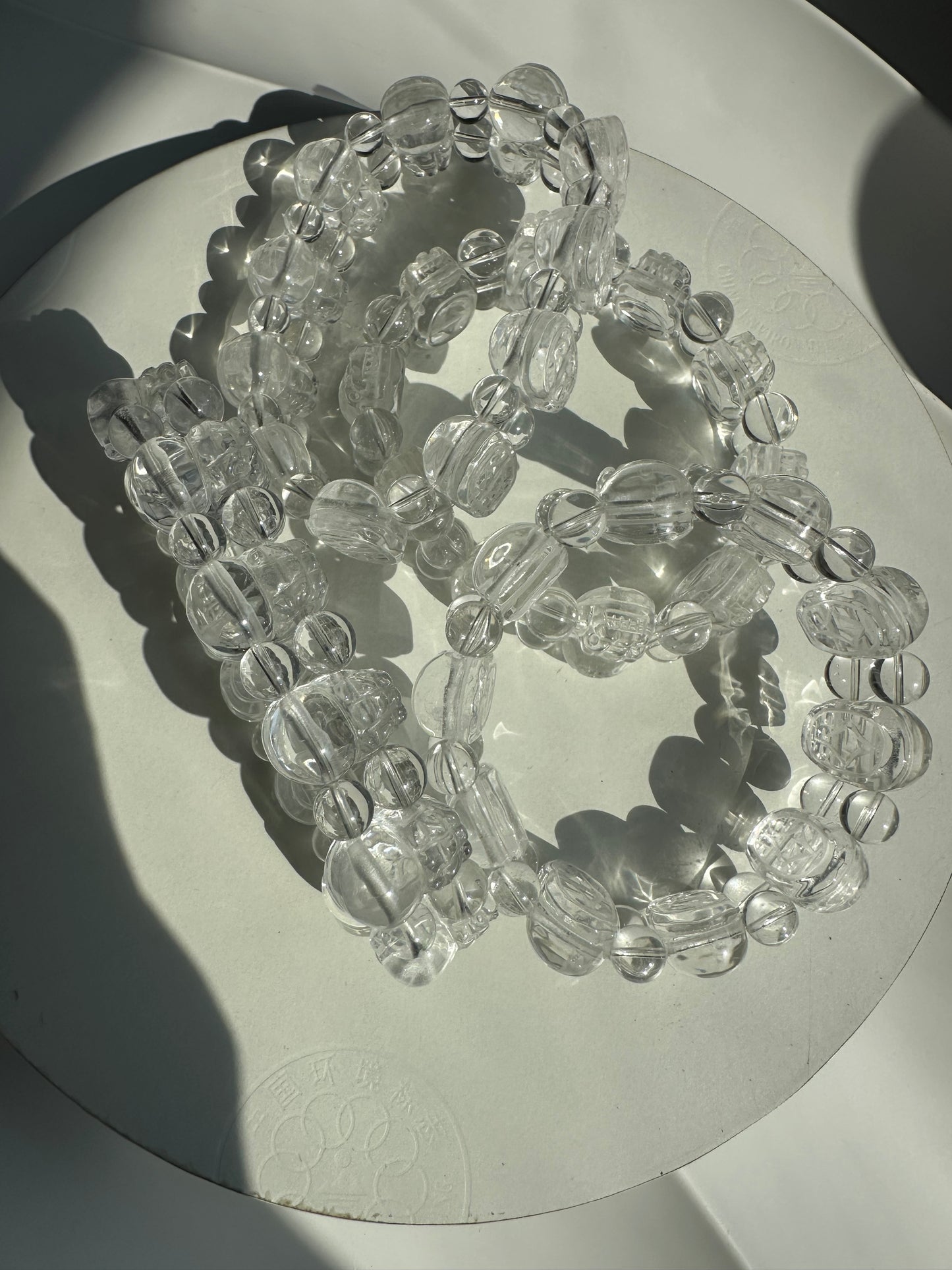 Clear quartz pixiu bracelets