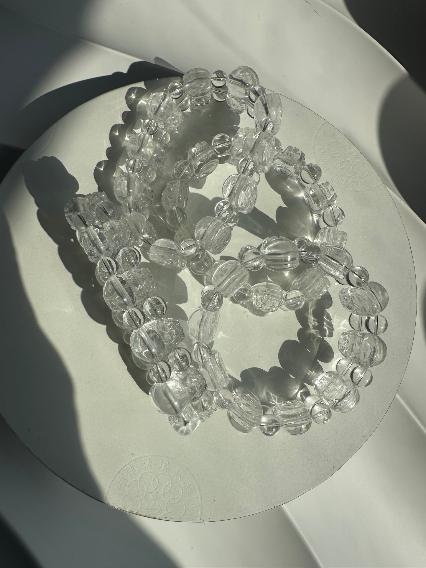 Clear quartz pixiu bracelets