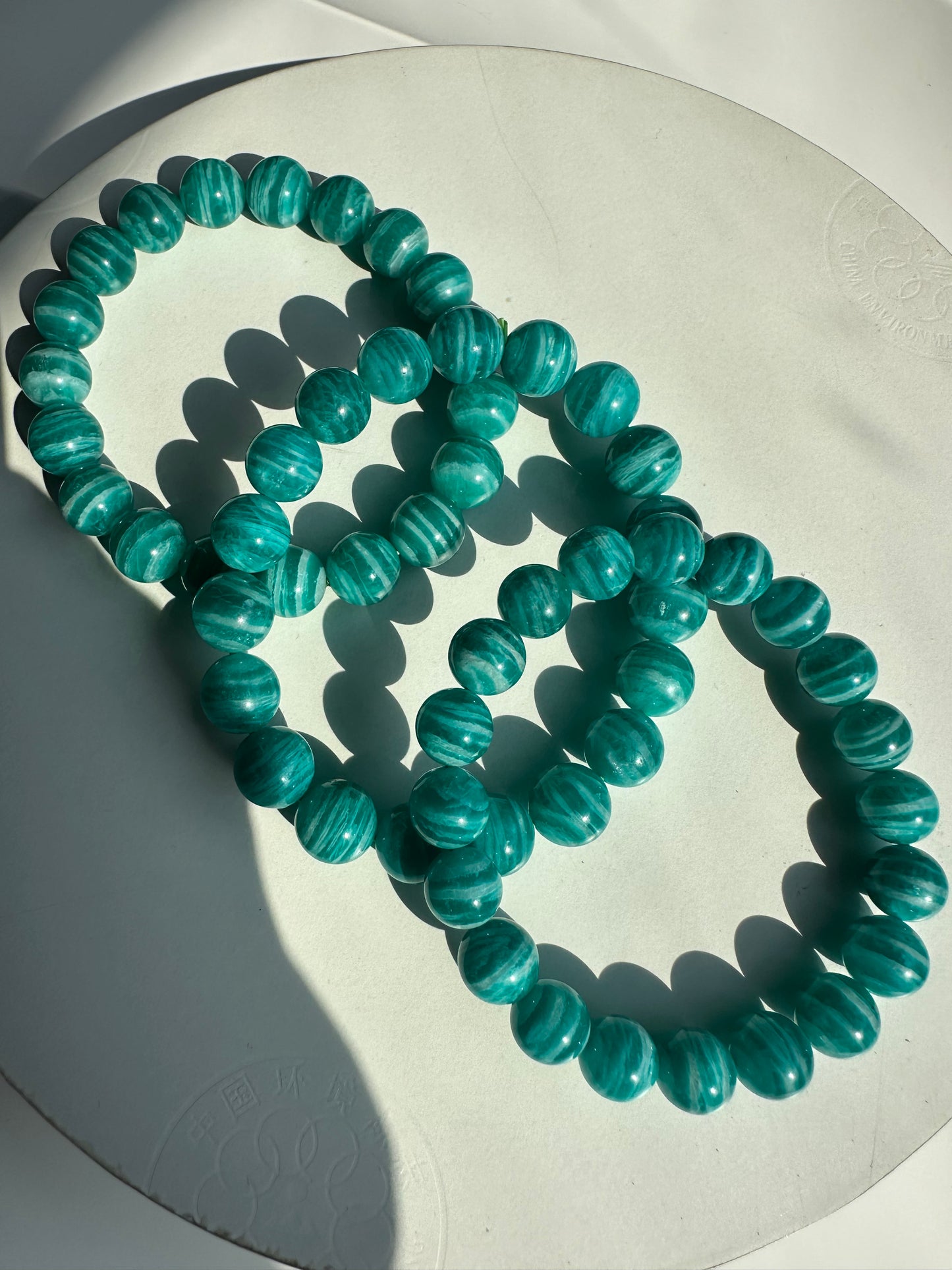 Zebra amazonite bracelets