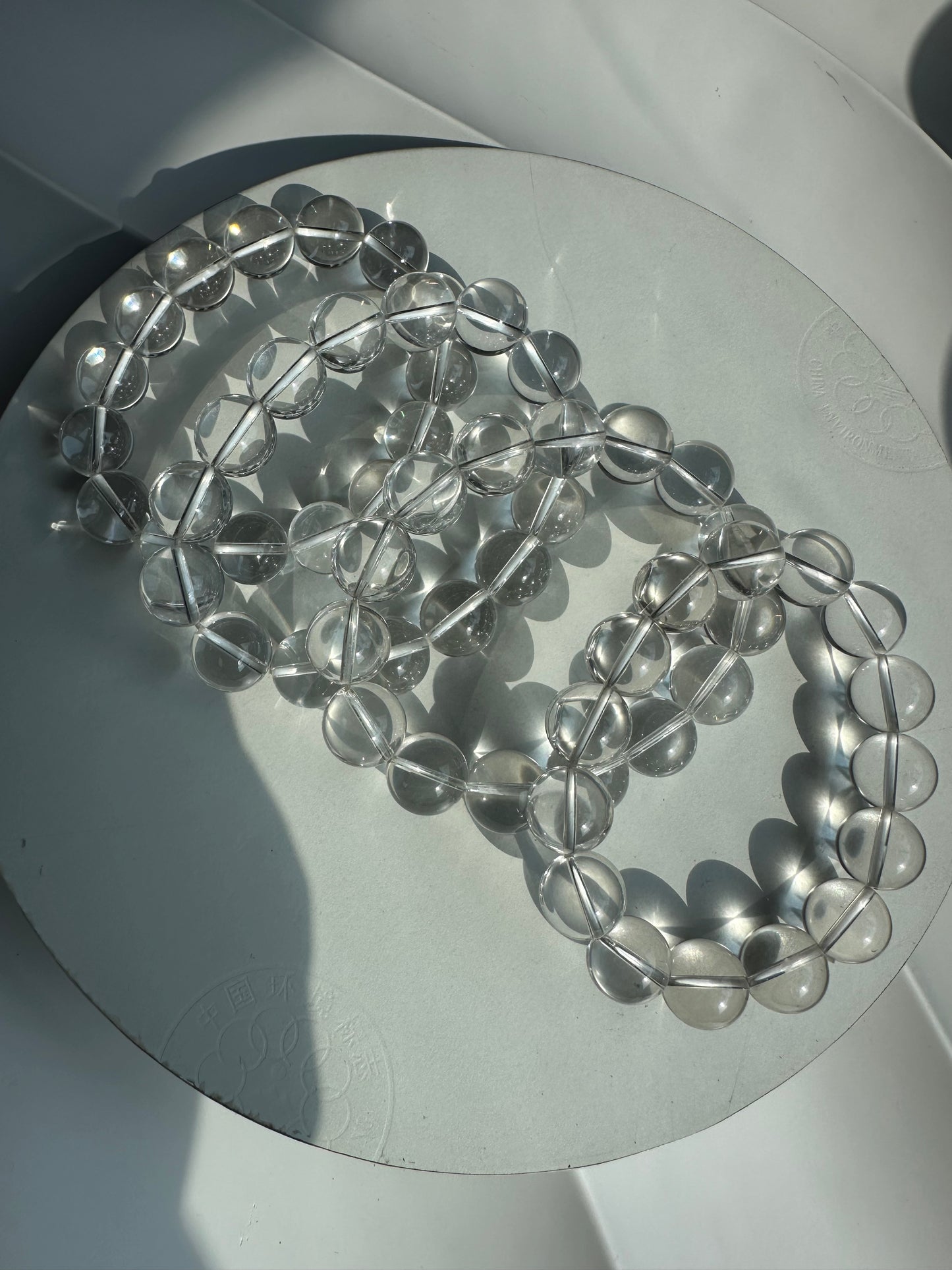 Clear quartz bracelets