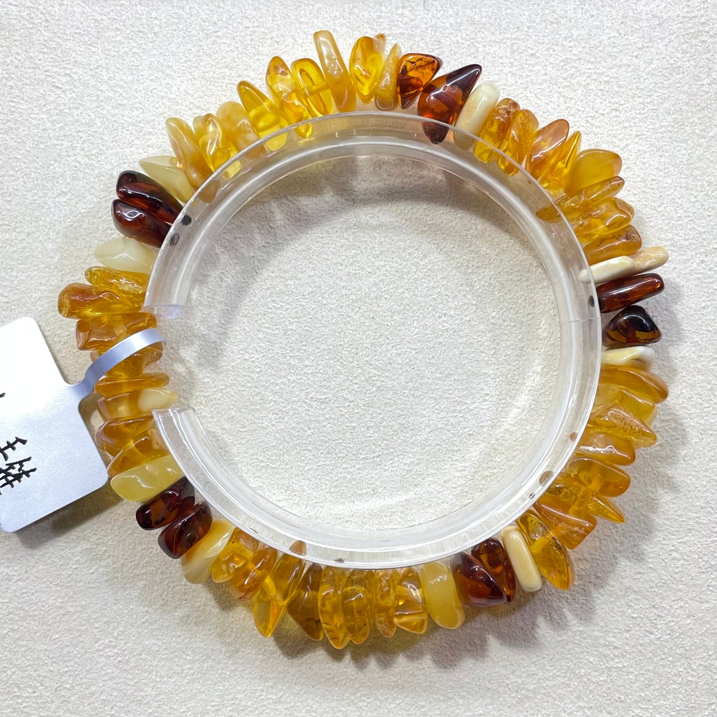 amber freeform bracelet