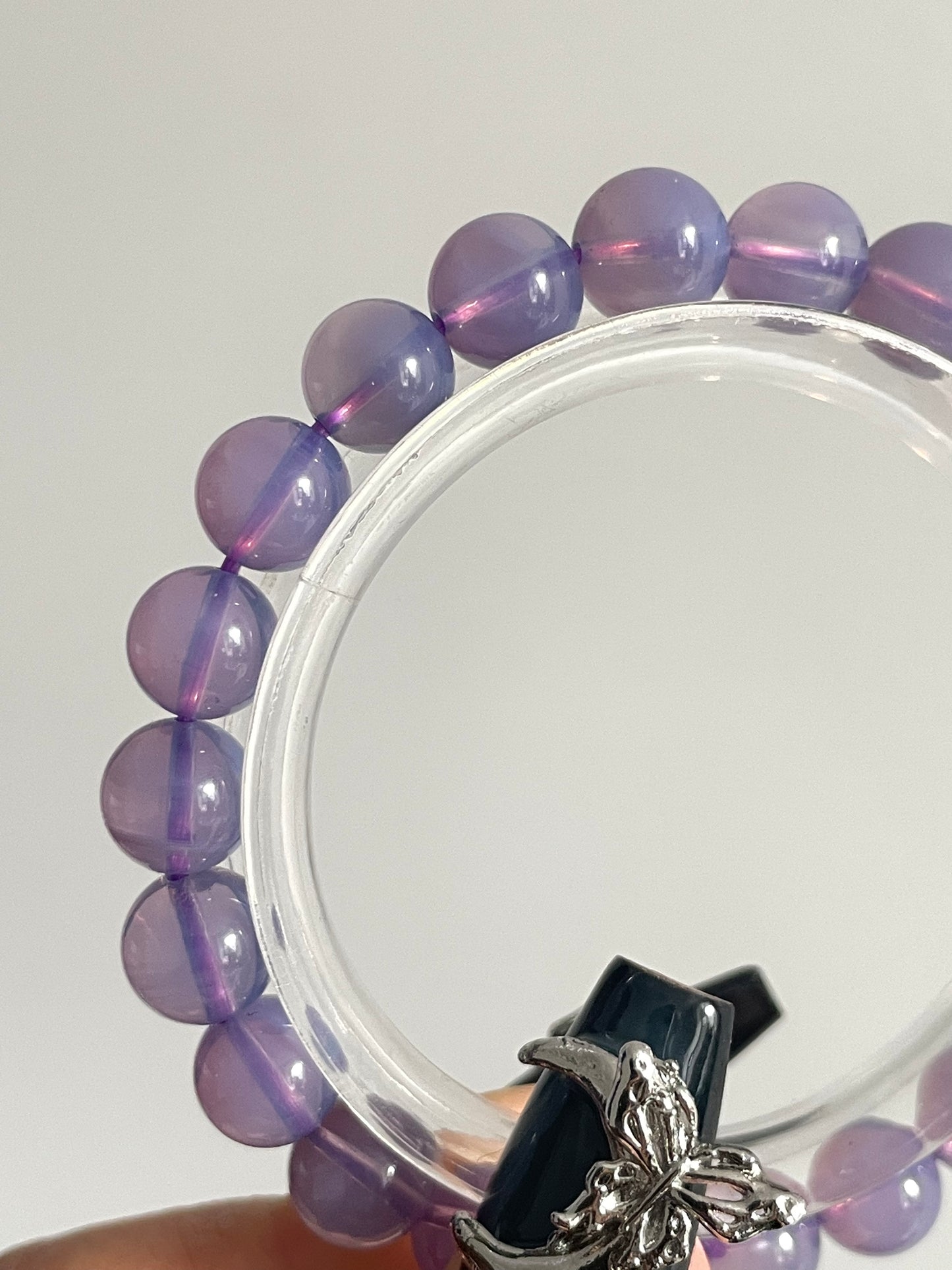 lavender moon quartz bracelet 8.5mm