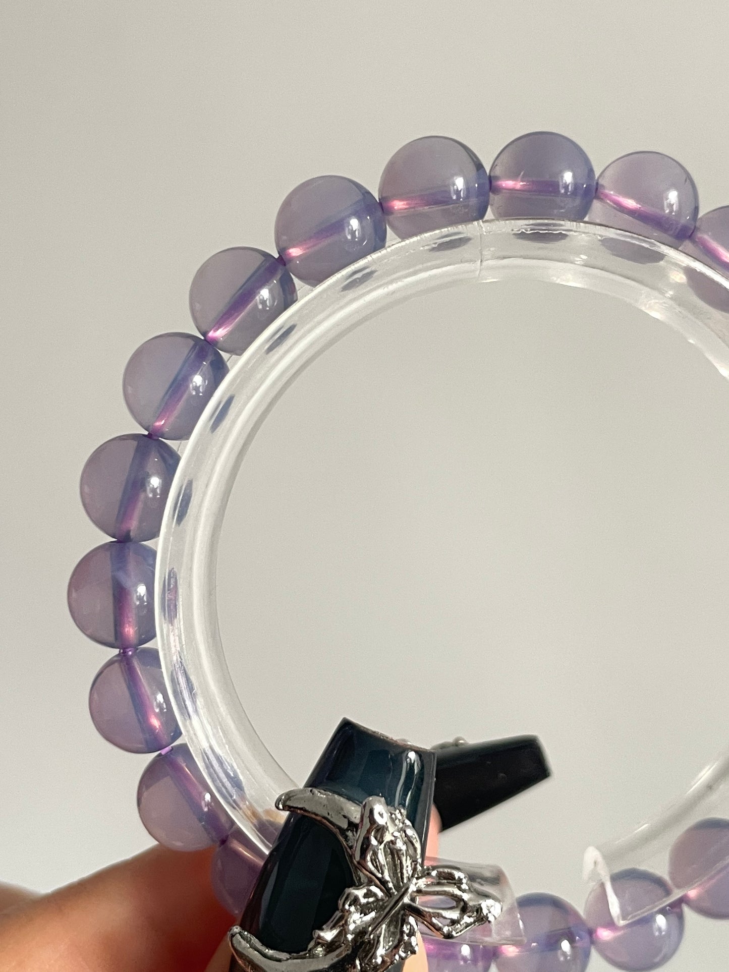 lavender moon quartz bracelet 8.2mm