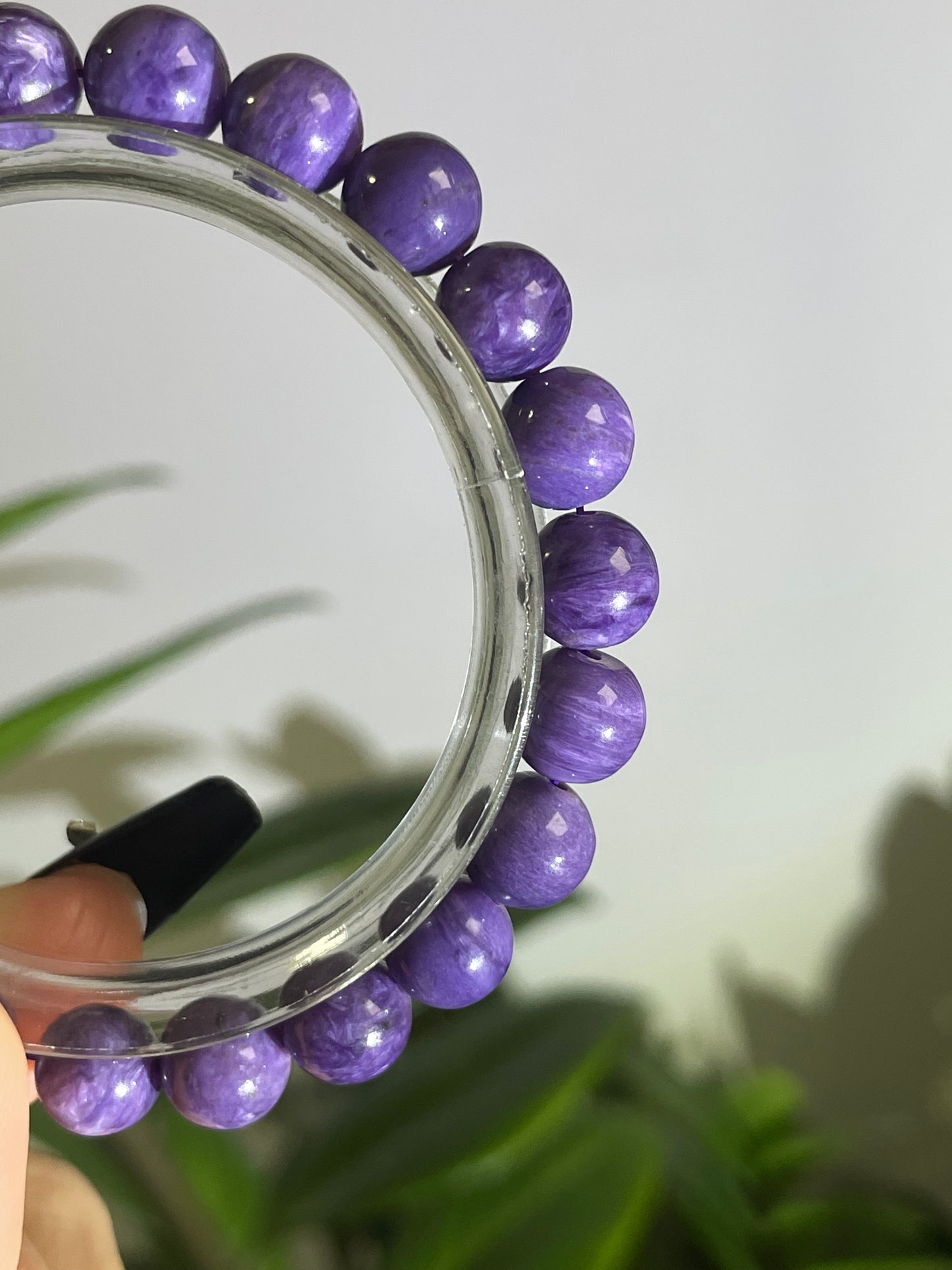 natural charoite bracelet 8.1mm