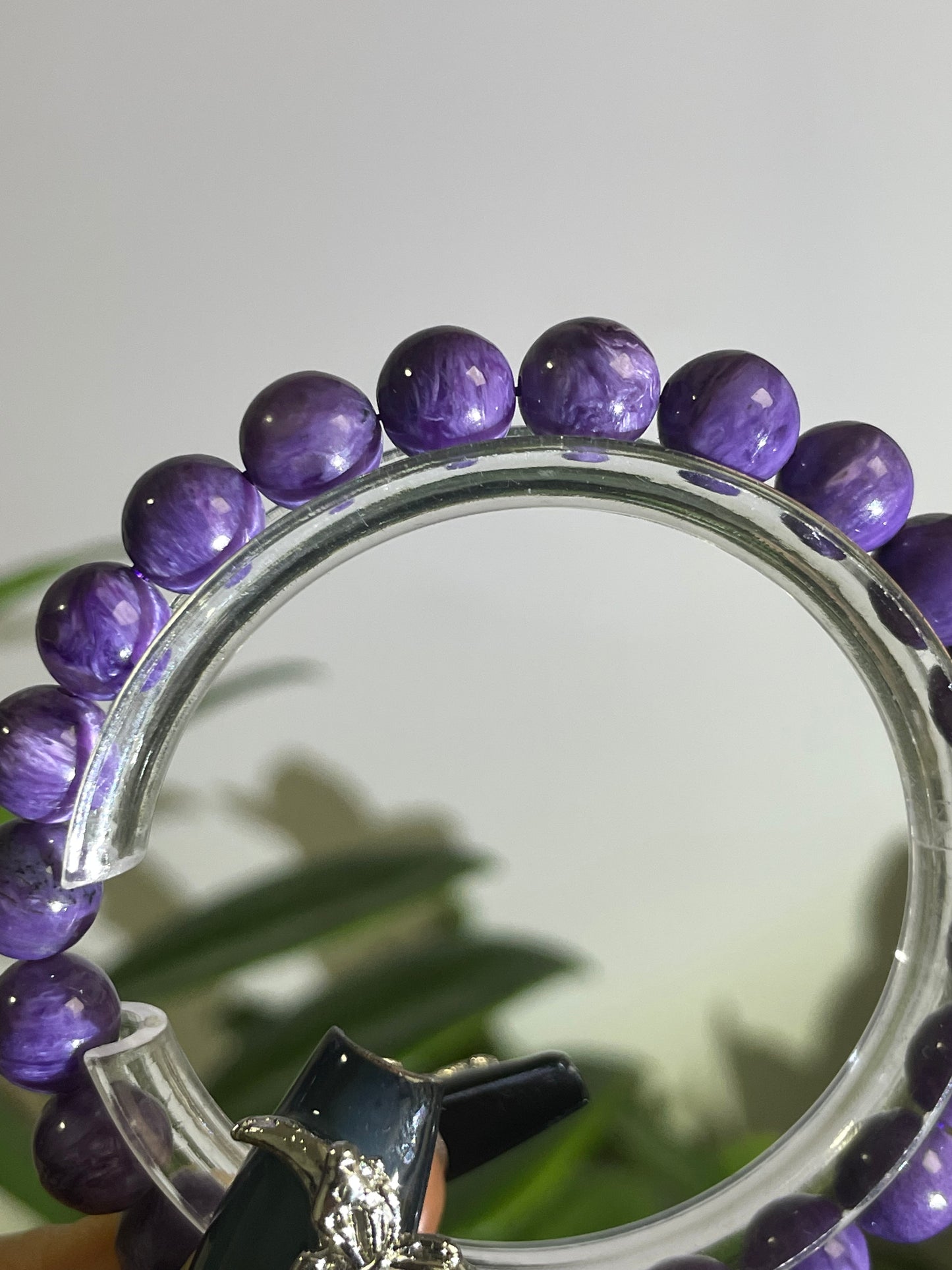 natural charoite bracelet 8.1mm