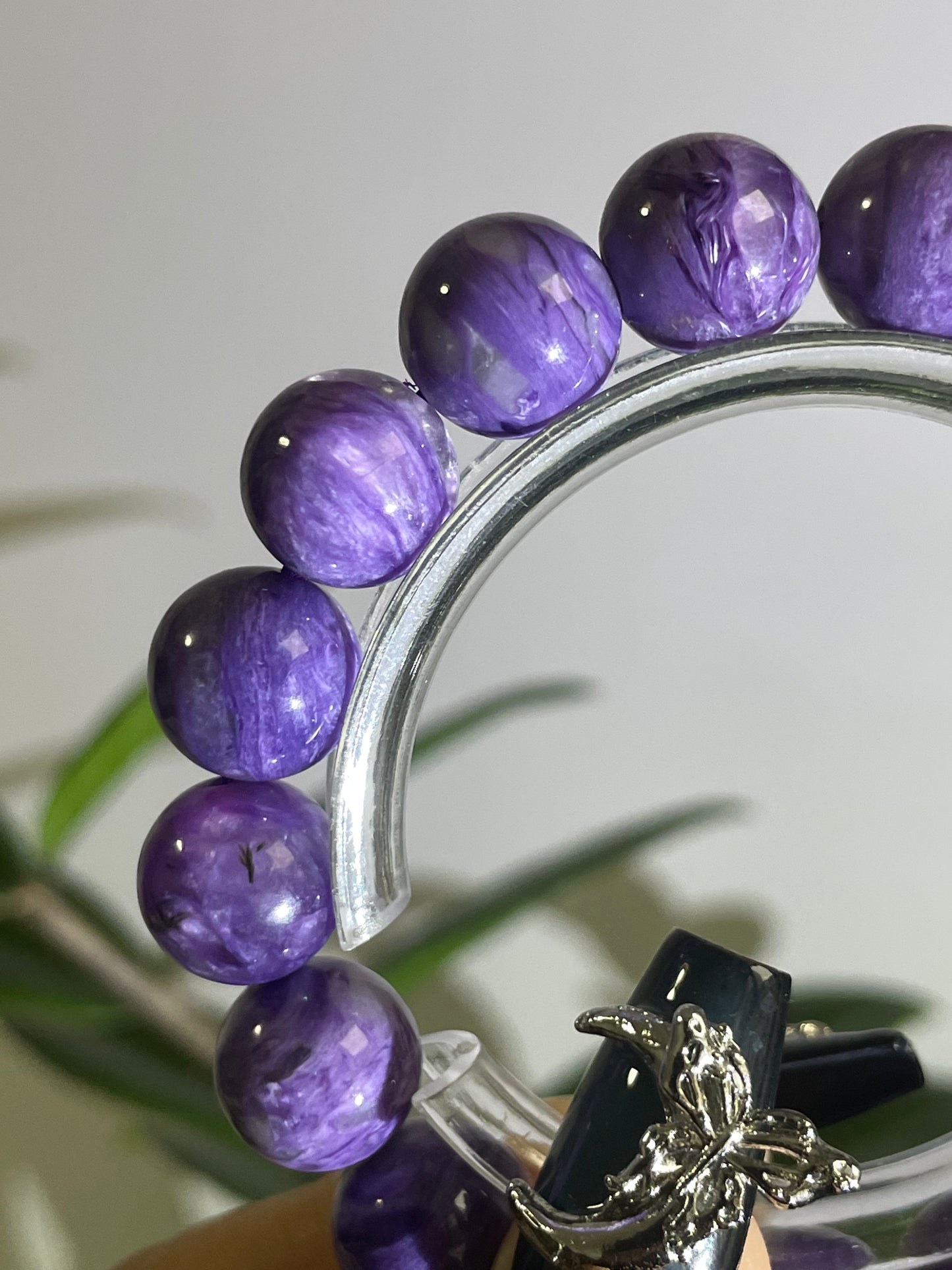 natural charoite bracelet 12.2mm