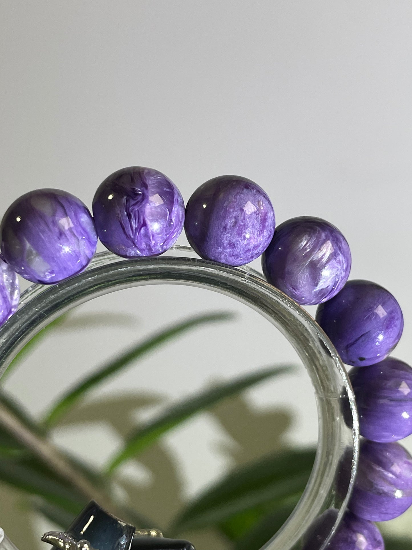 natural charoite bracelet 12.2mm
