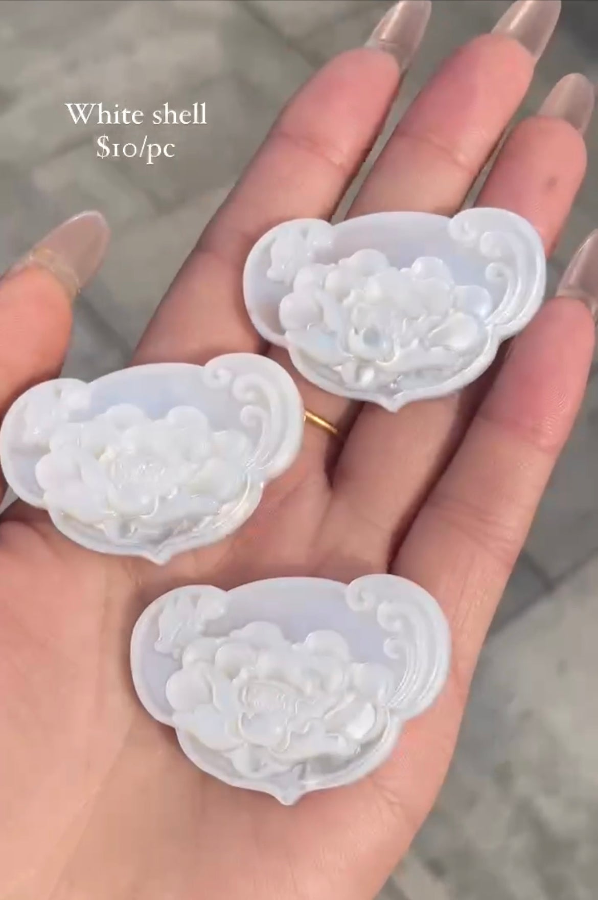white shell lucky cloud