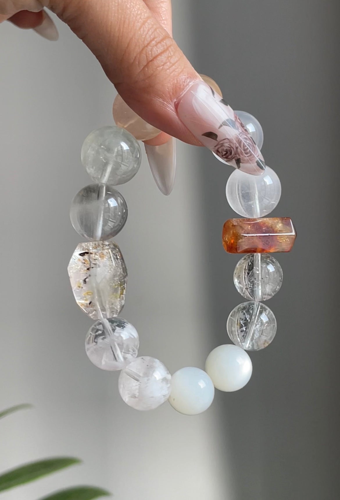 diy mixed material 13.5-14.7mm bracelet