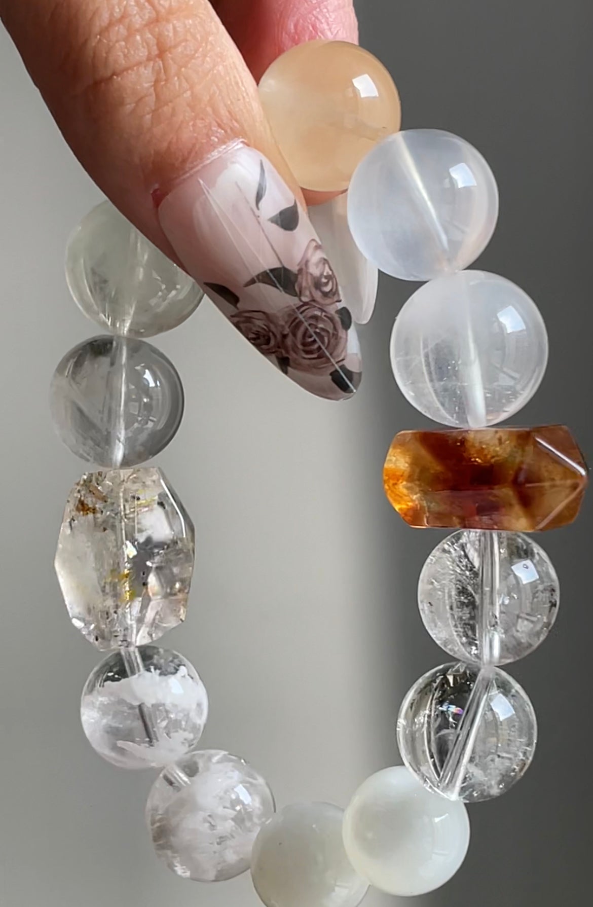 diy mixed material 13.5-14.7mm bracelet