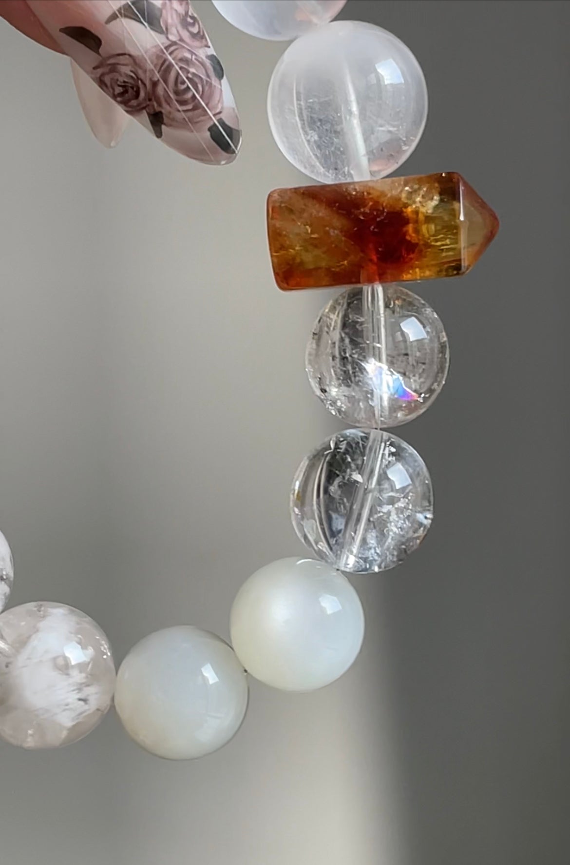 diy mixed material 13.5-14.7mm bracelet