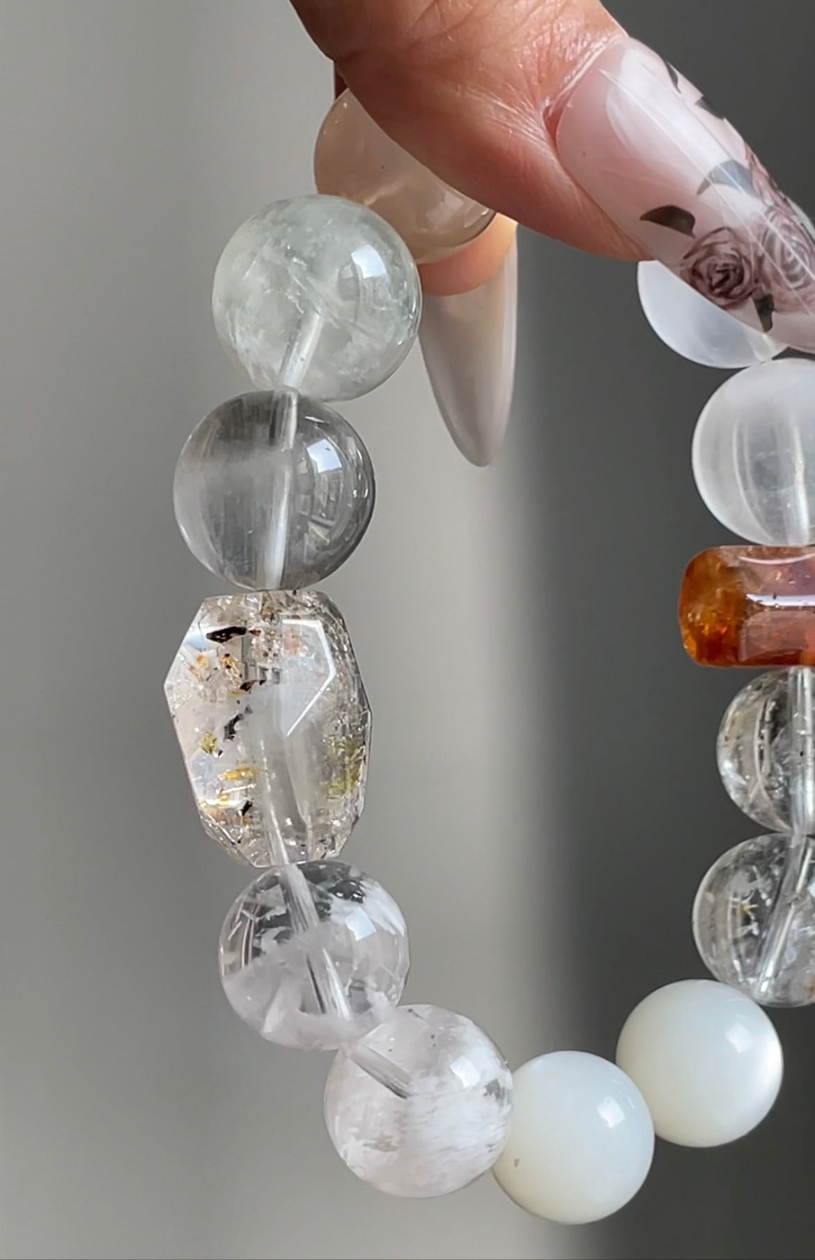 diy mixed material 13.5-14.7mm bracelet