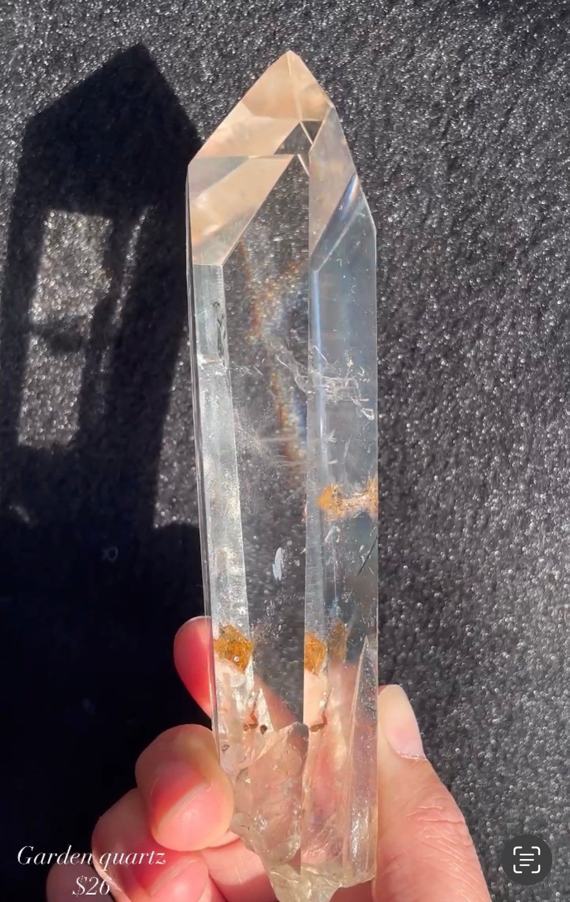 garden quartz freeform