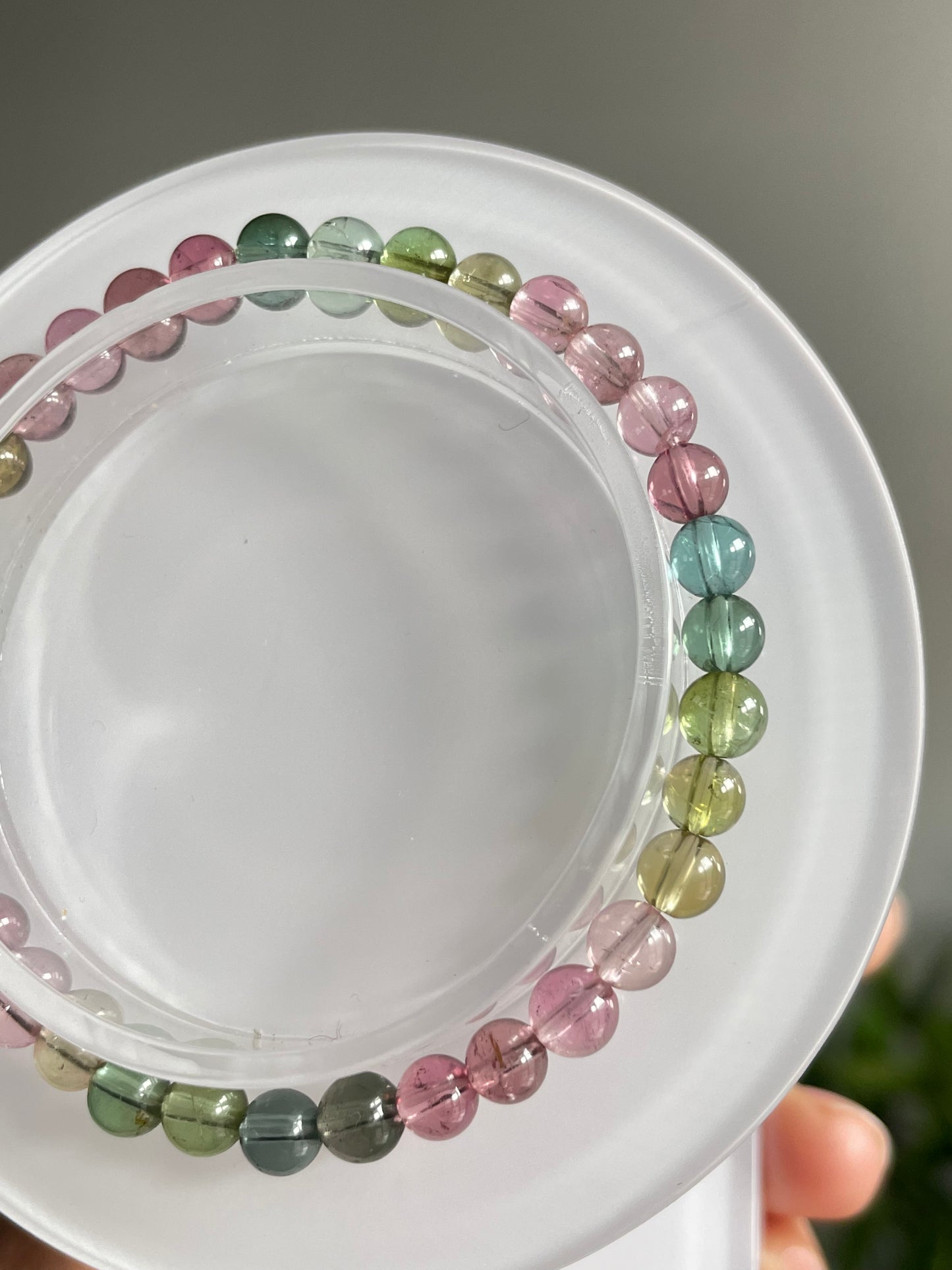 Macaron tourmaline bracelet 5.3mm