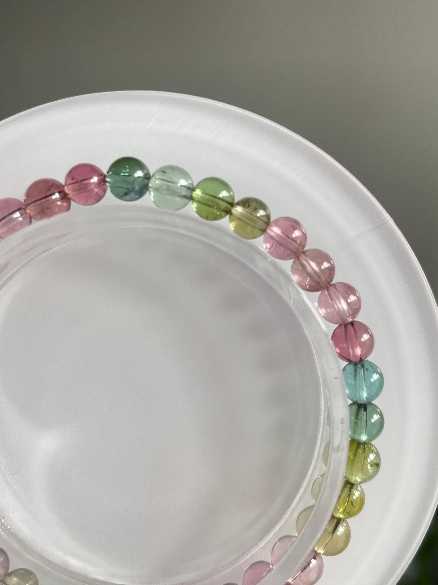 Macaron tourmaline bracelet 5.3mm