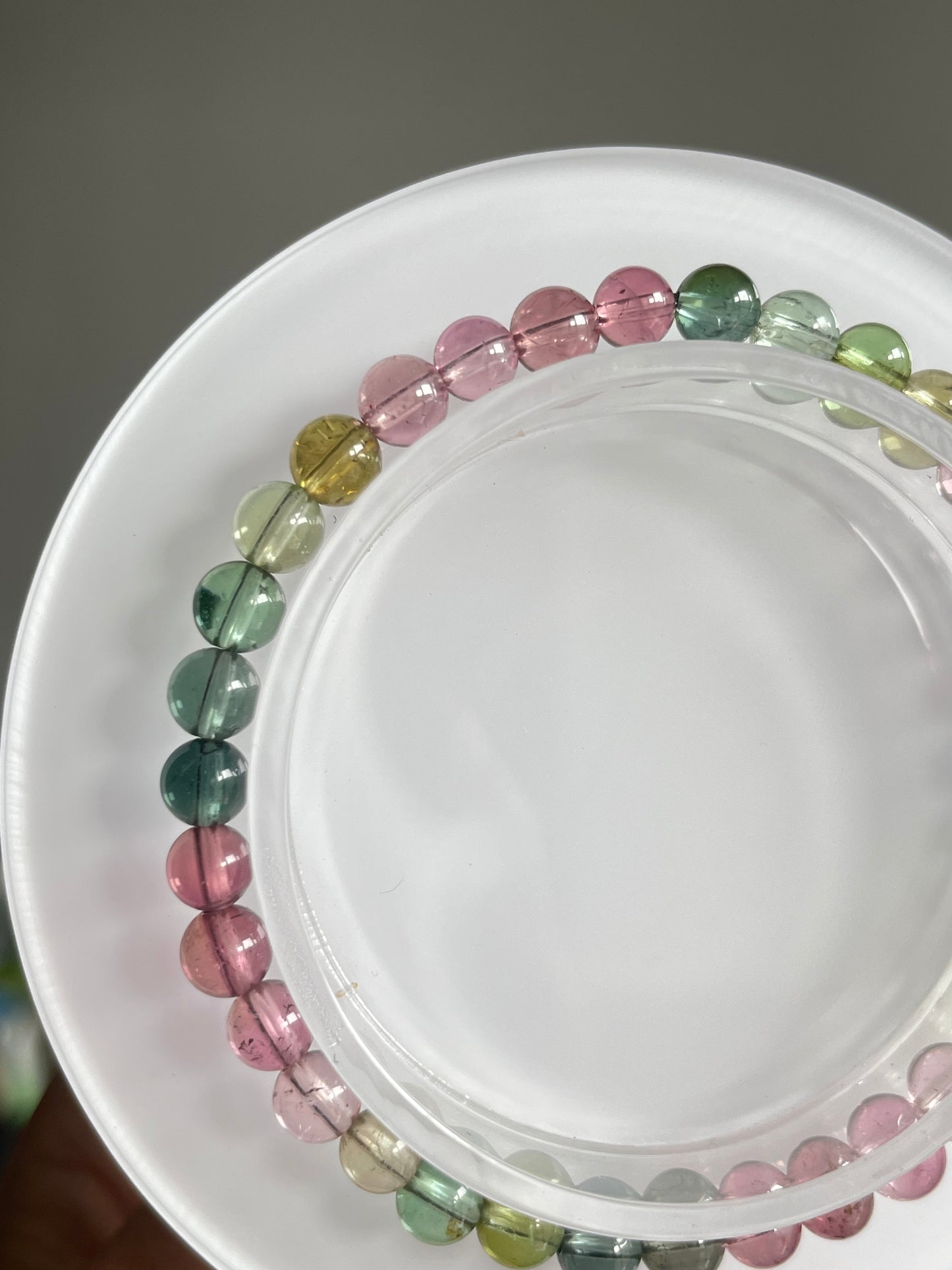 Macaron tourmaline bracelet 5.3mm
