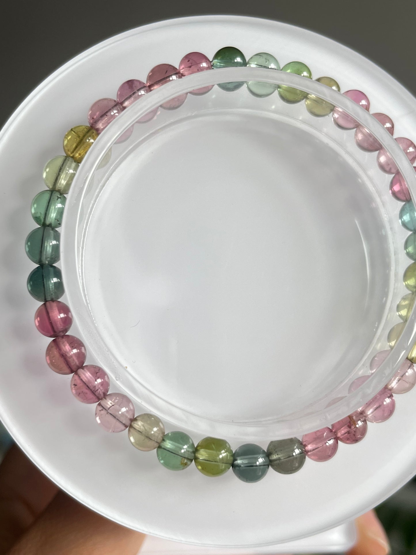 Macaron tourmaline bracelet 5.3mm