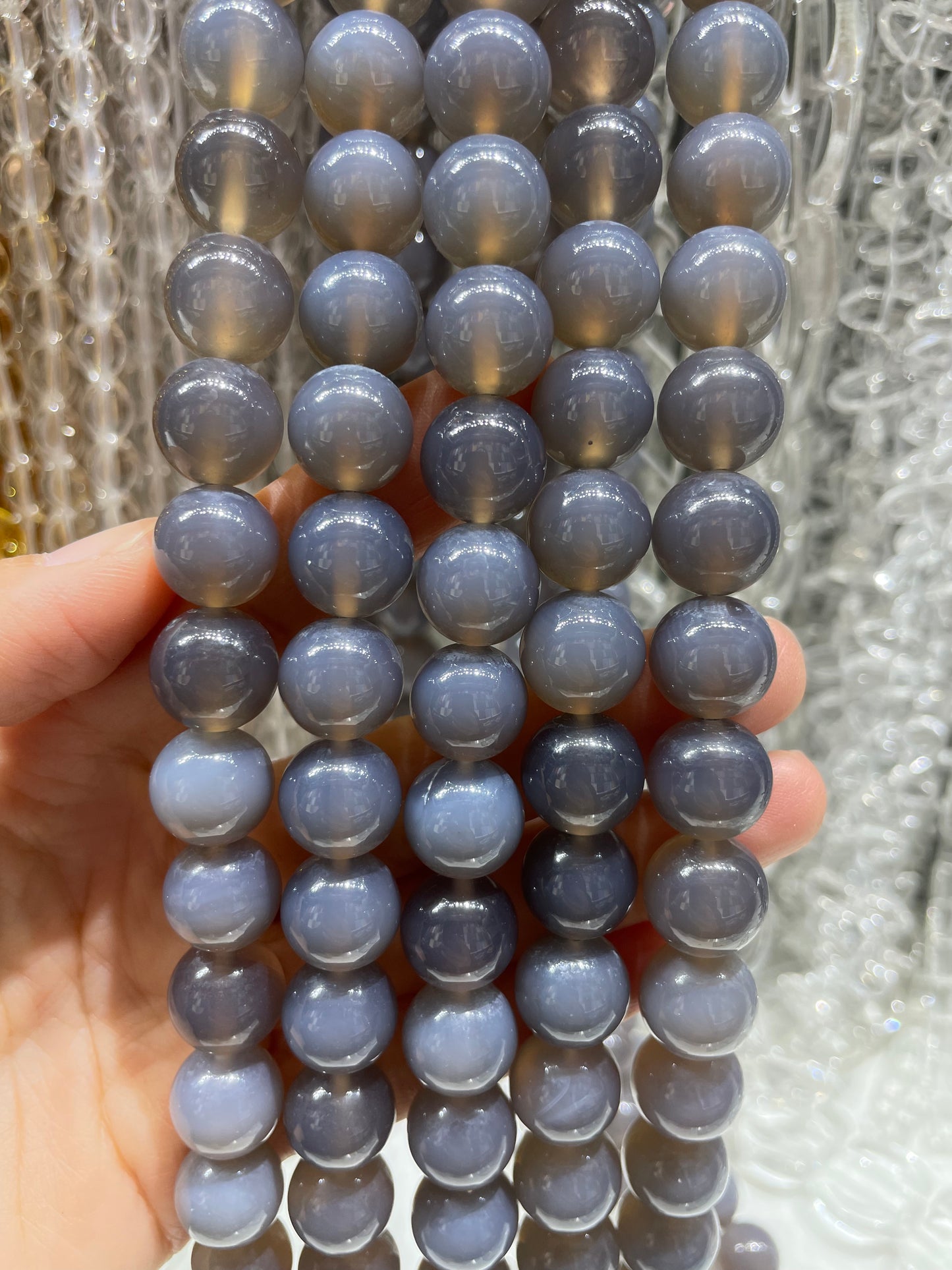 purple agate strand