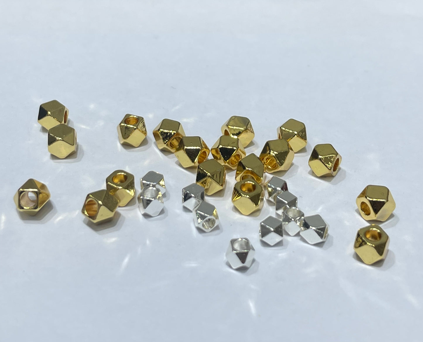 octagonal alloy spacer 100pcs/bag