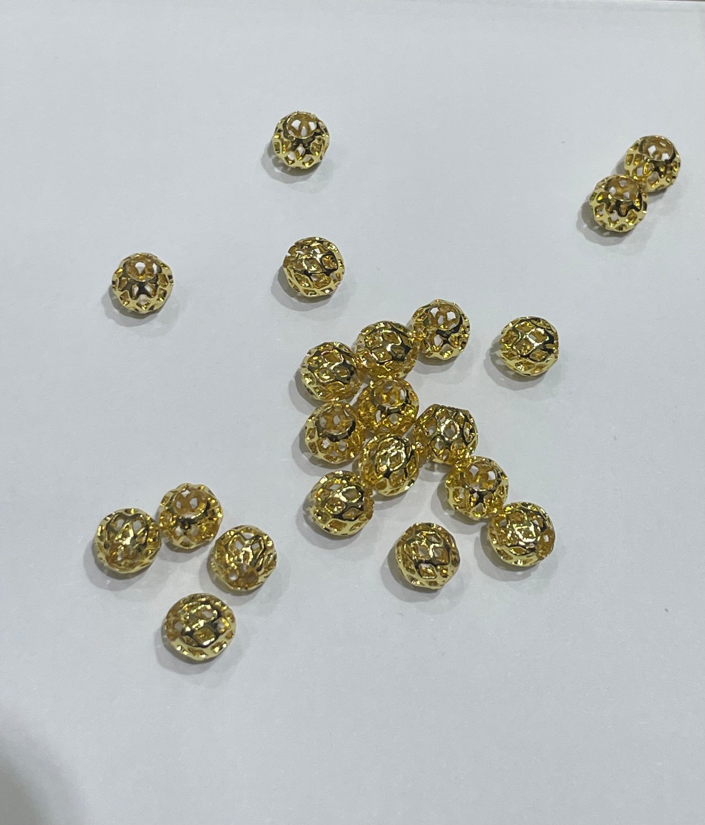 alloy hollow spacer 100pcs/bag