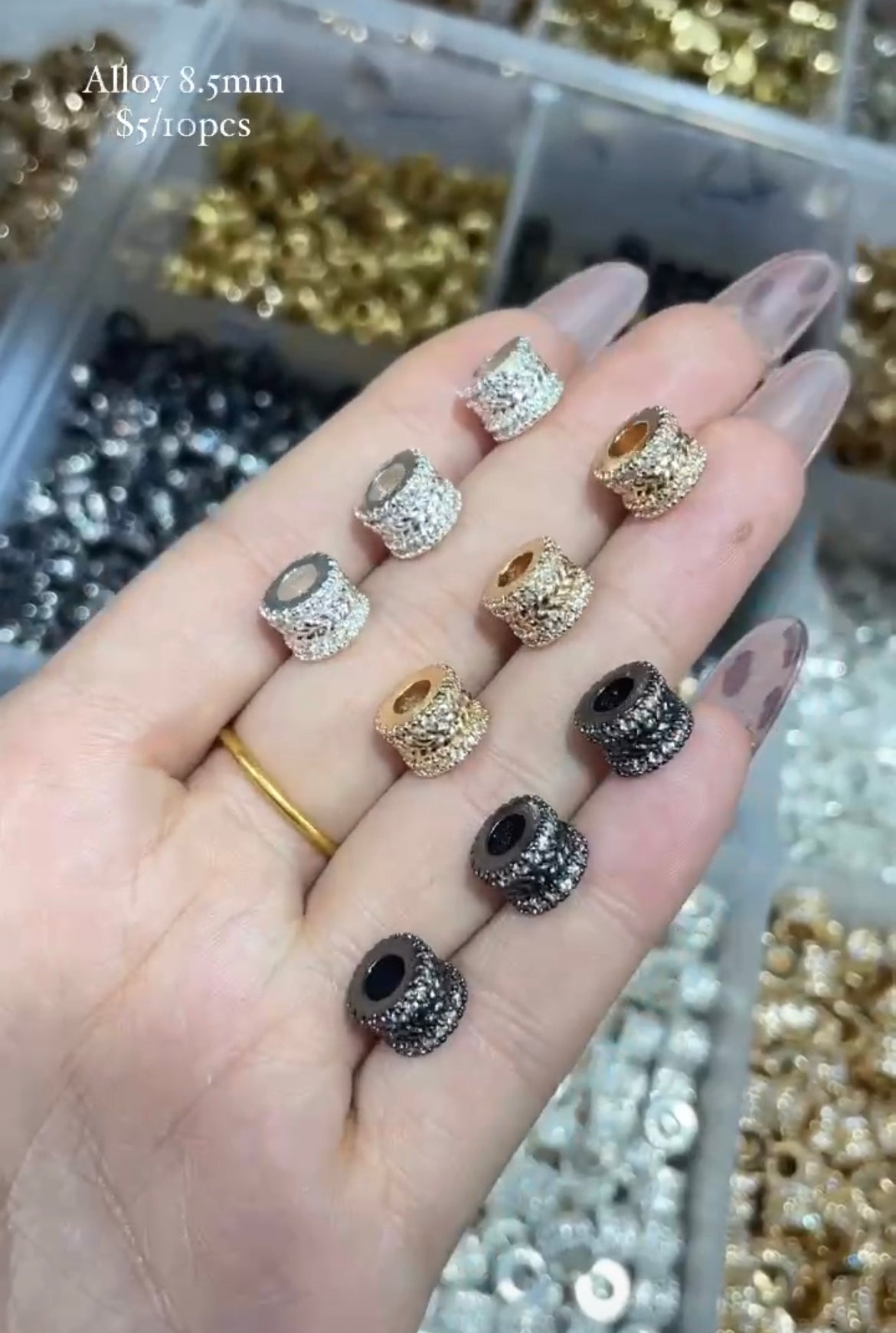 alloy 8.5mm spacer 10pcs