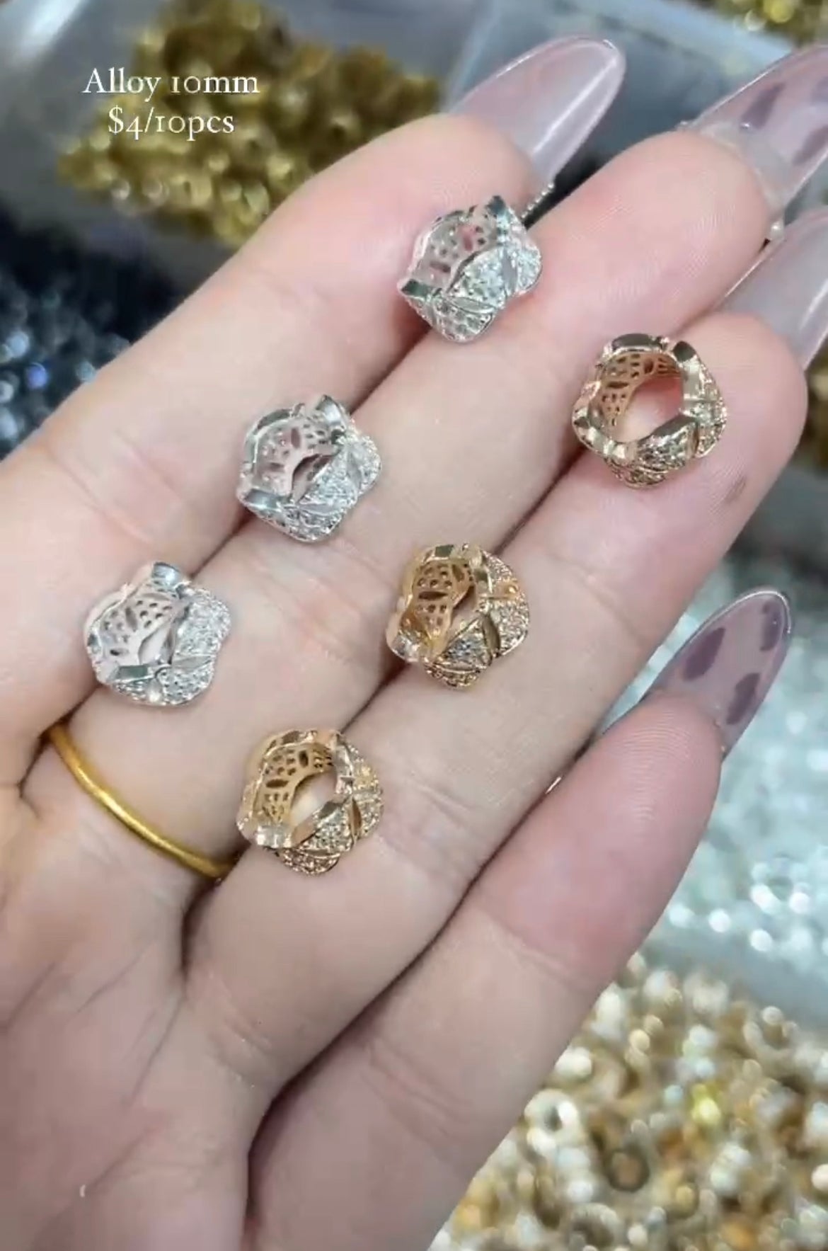 alloy 10mm spacer 10pcs