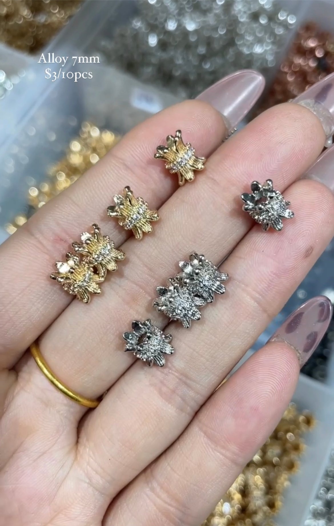 alloy spacer 7mm 10pcs