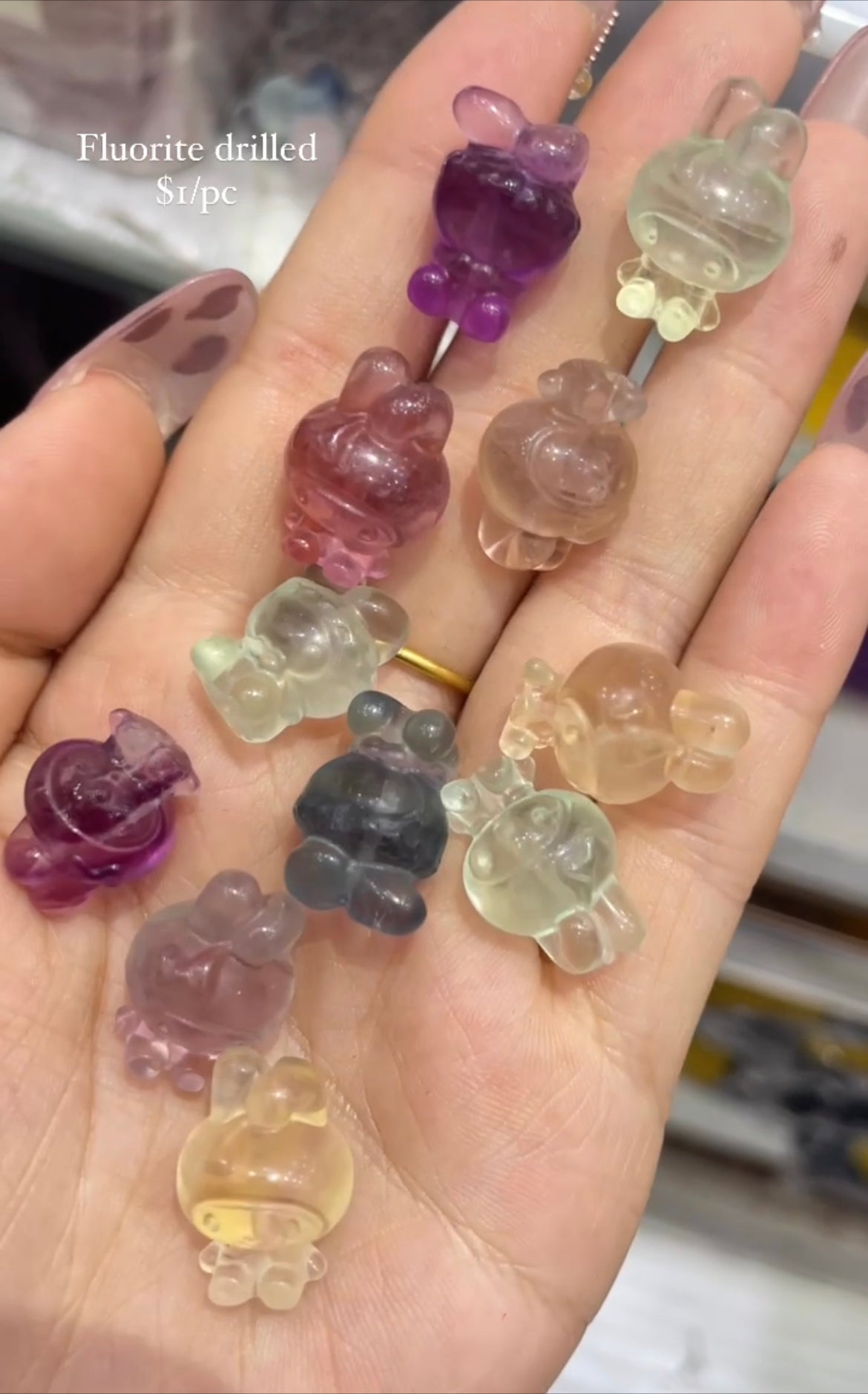 fluorite melody bead