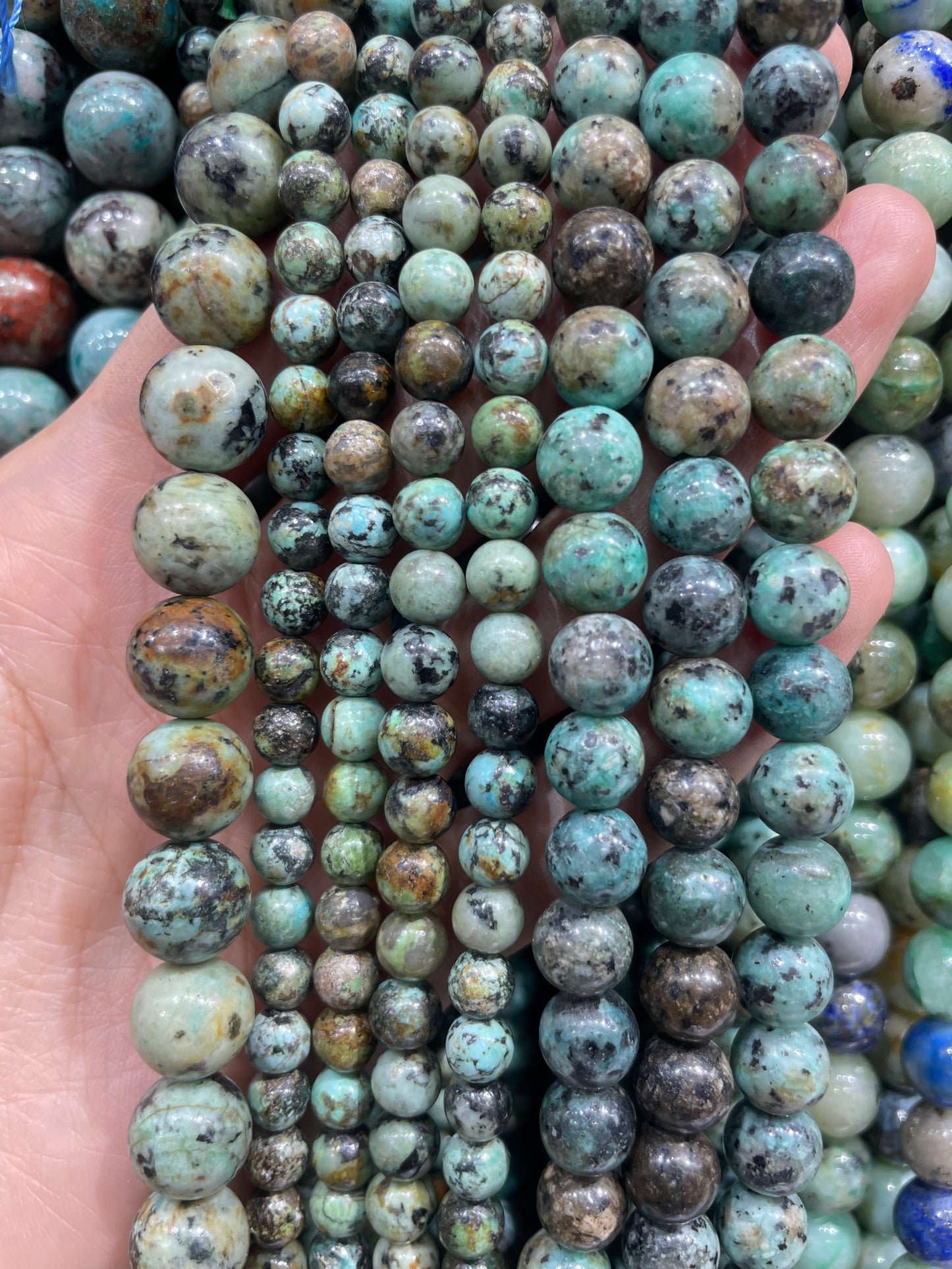 African turquoise strand