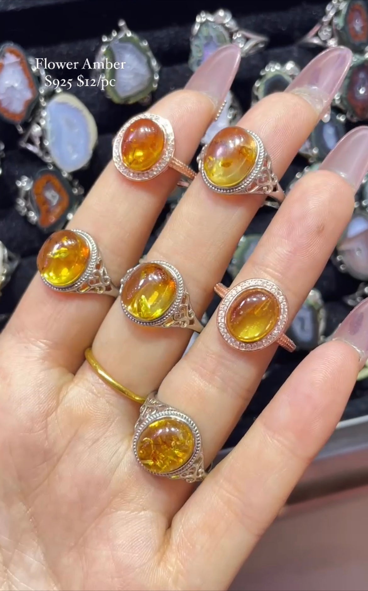 amber ring