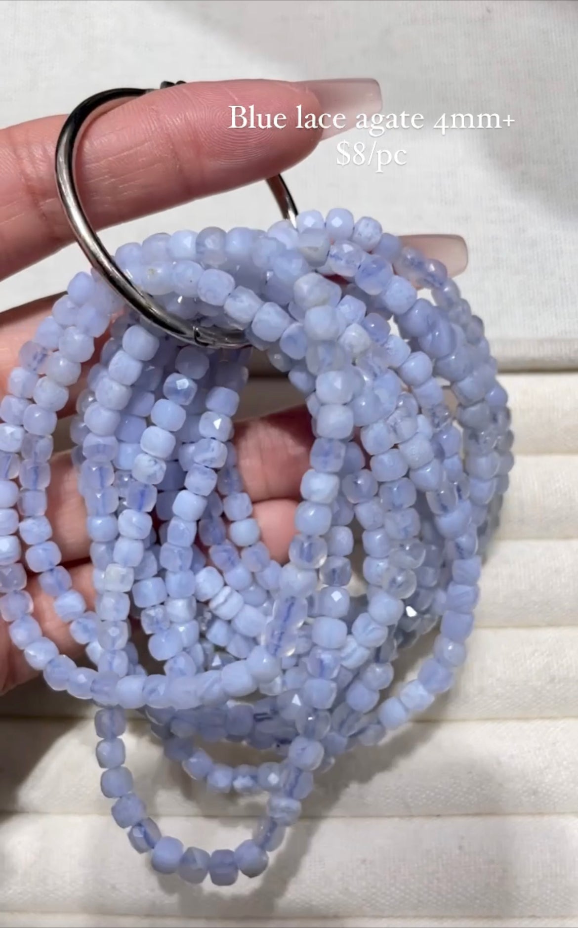 blue lace agate bracelet