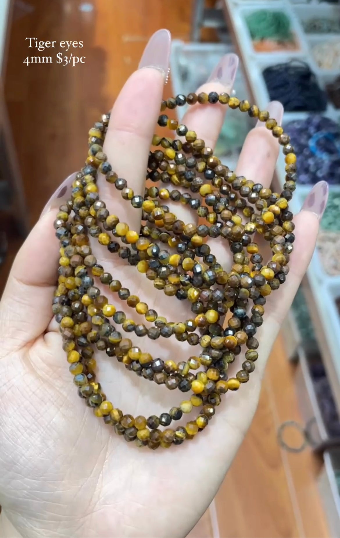 yellow tiger eye bracelet