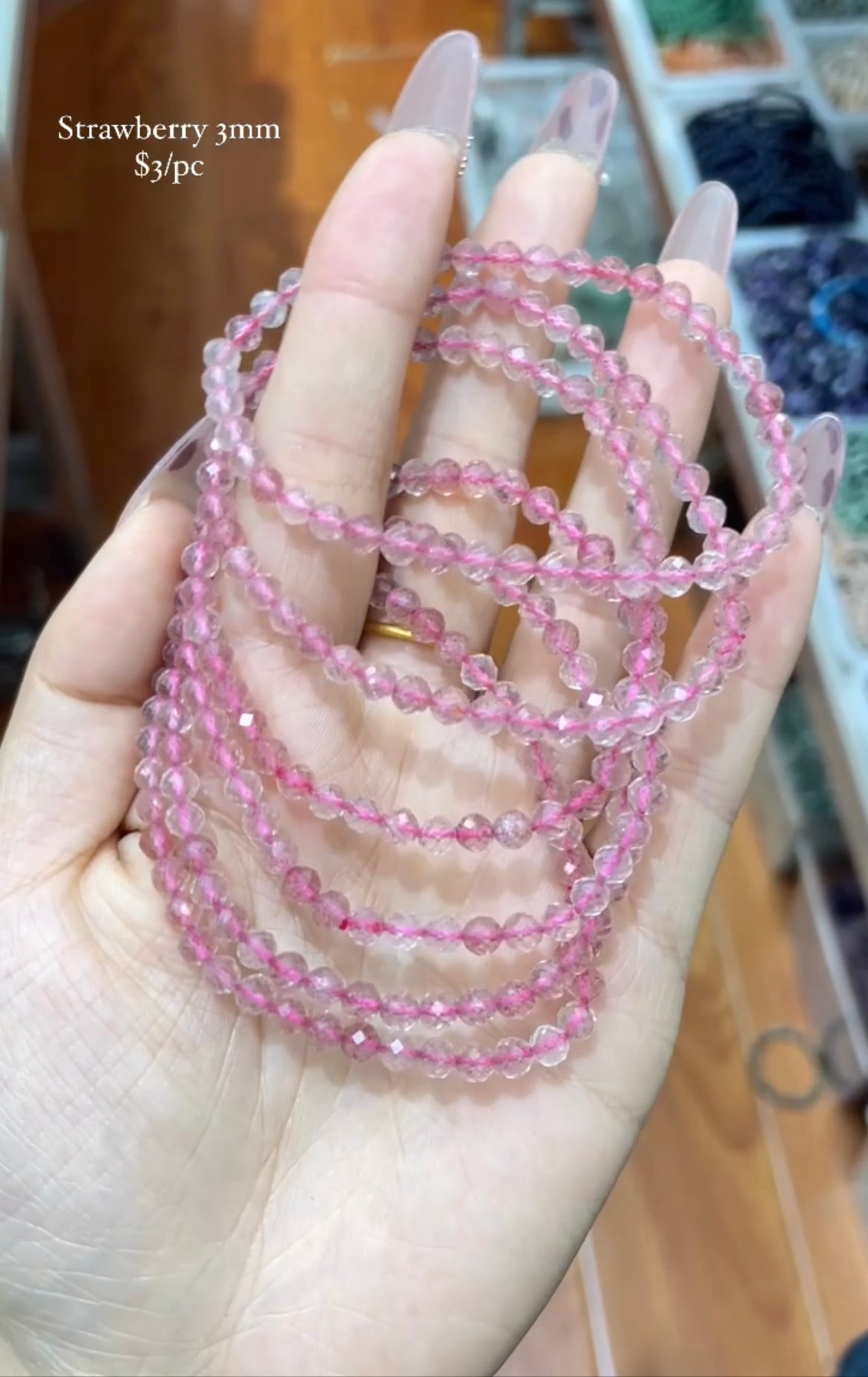 strawberry bracelet