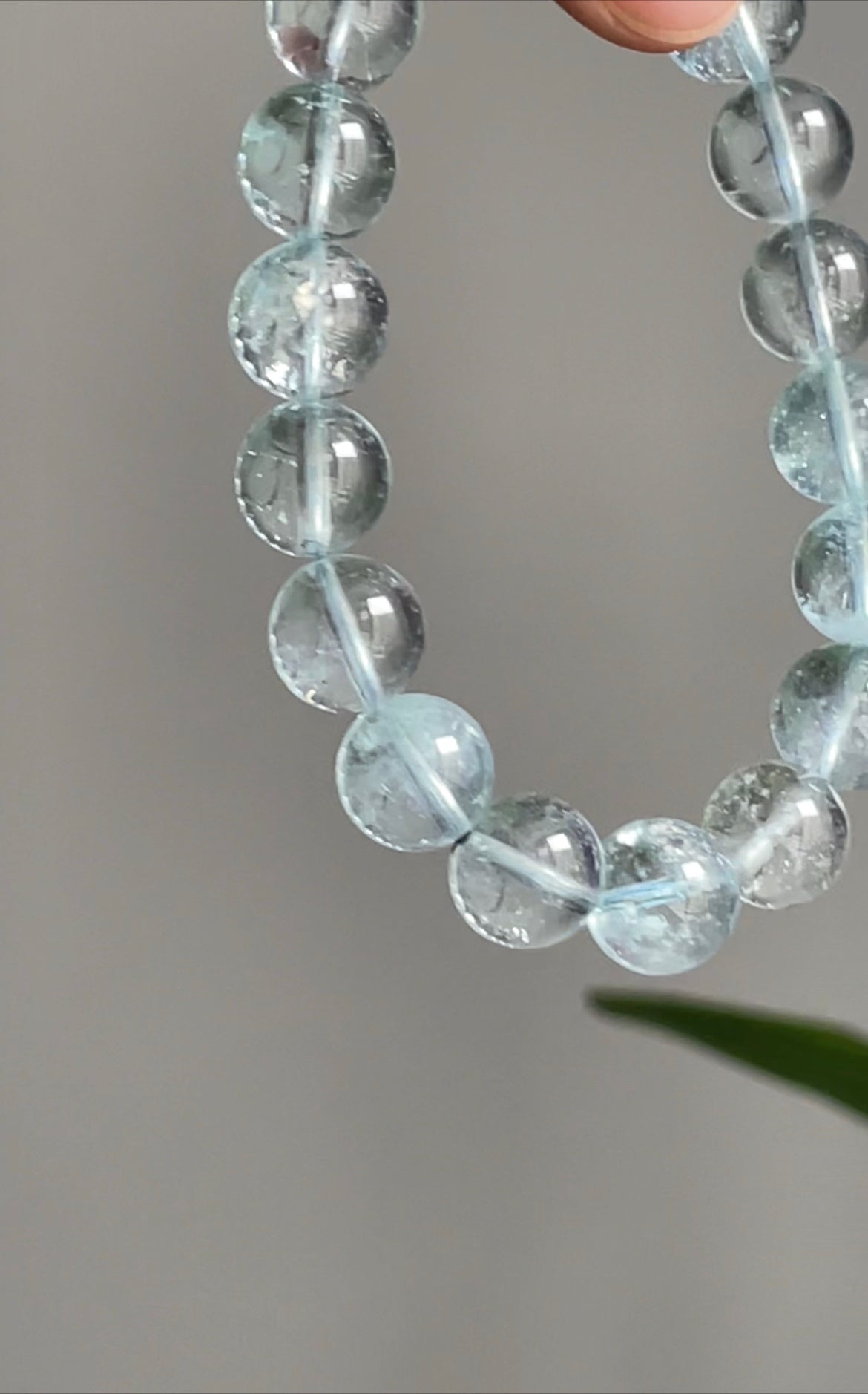 high quality aquamarine bracelet 10.6mm