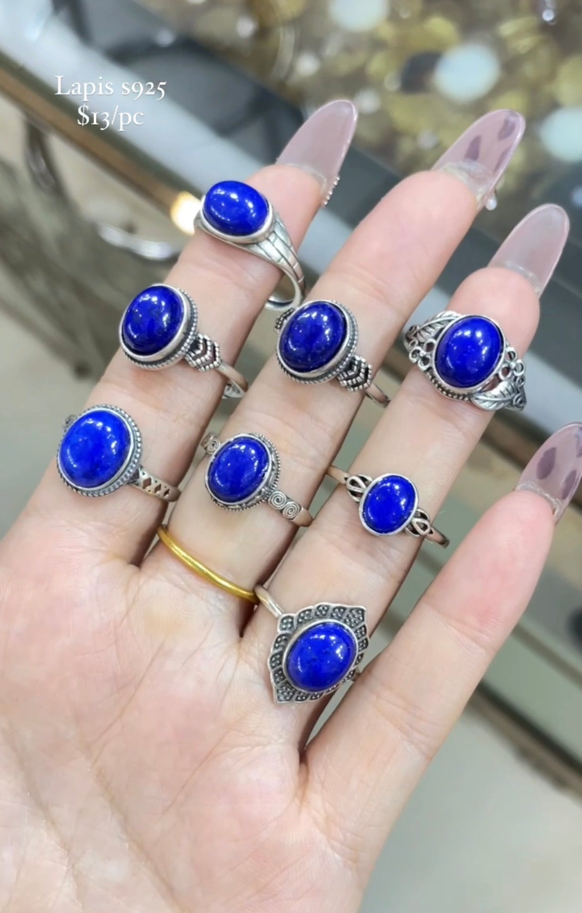 lapis s925 ring