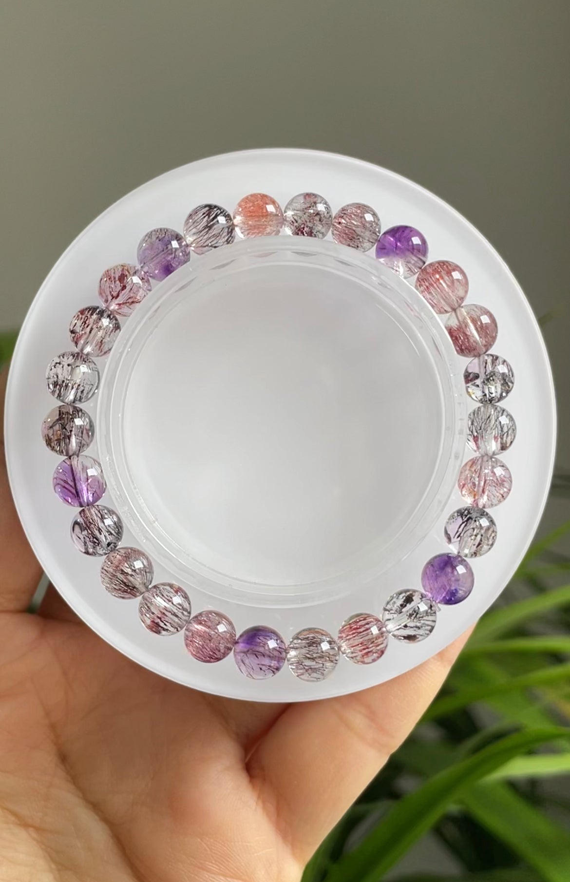 High quality super seven bracelet 7.4mm