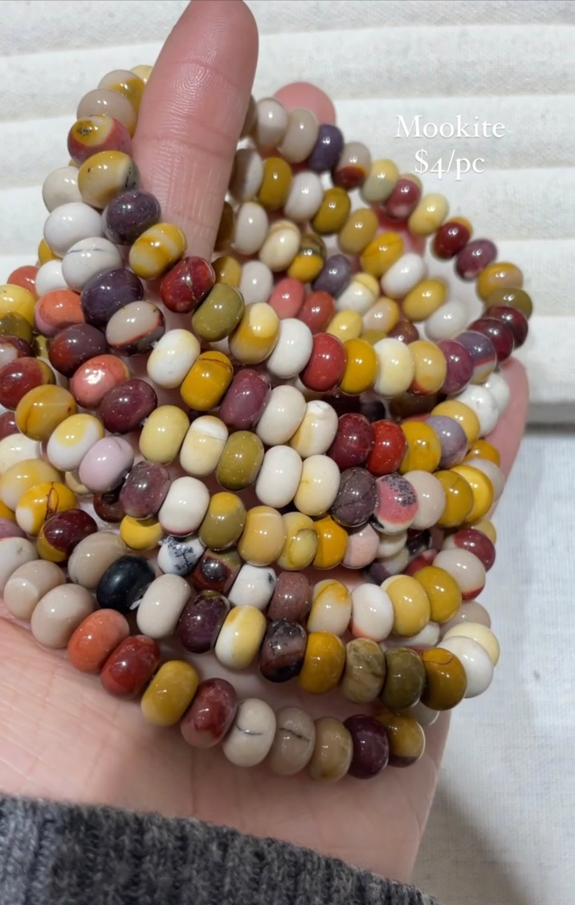 moonkite rondelle bracelet