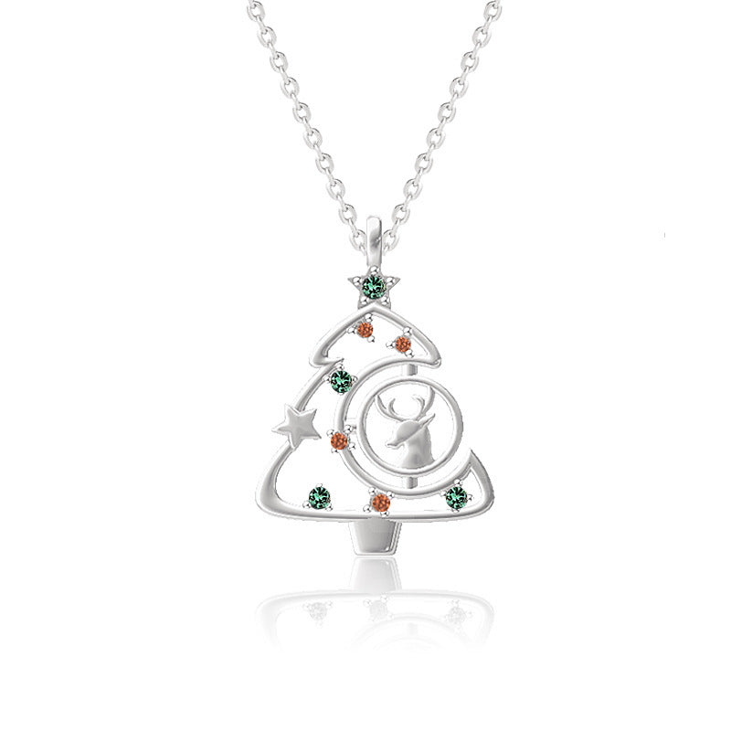 S925 sterling silver Christmas pendants