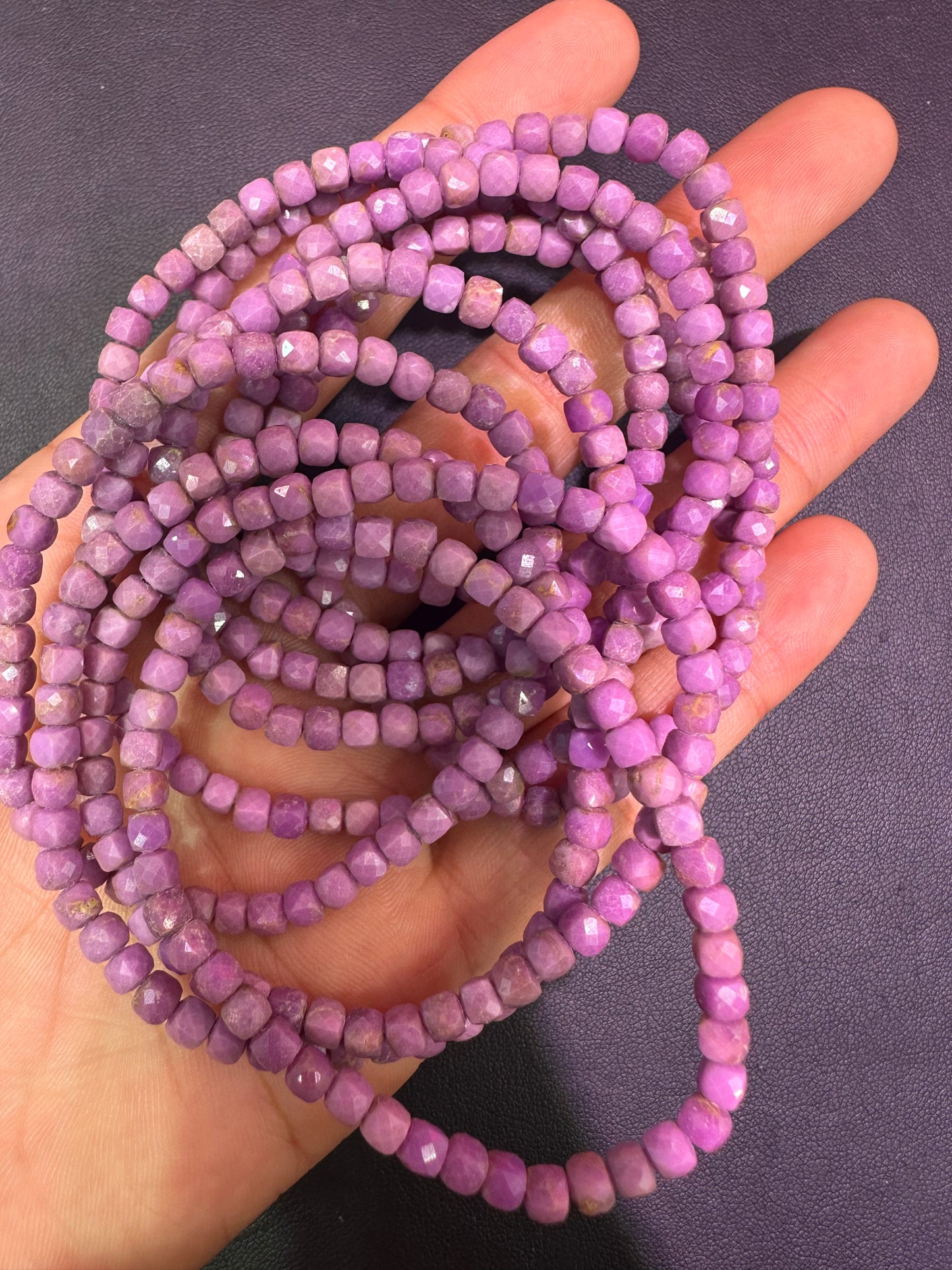 Lepidolite bracelets 4.5mm