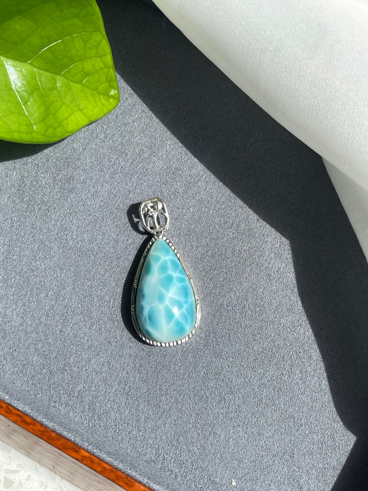 Larimar pendant