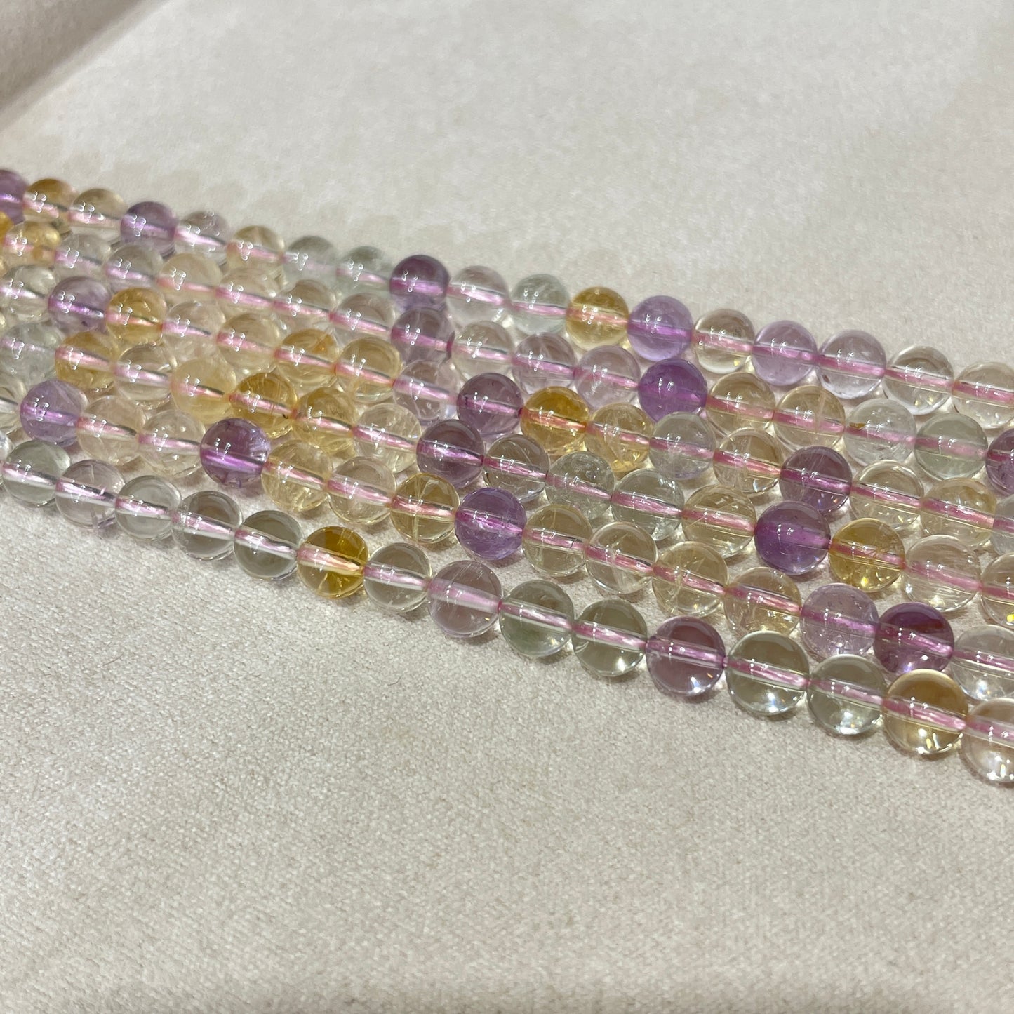 amerhyst & citrine strands wholesale price 6mm