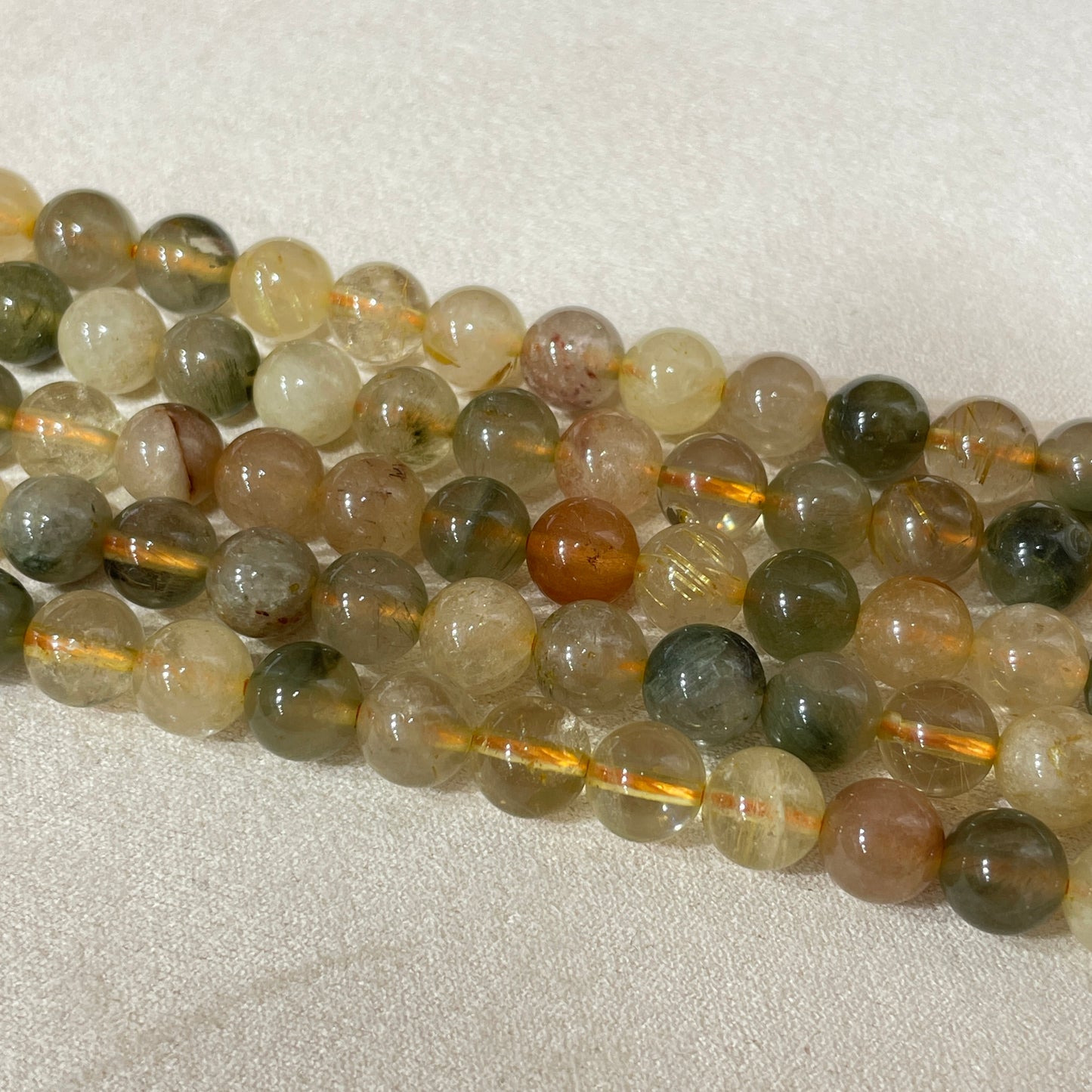 colorful rutile strands 8mm wholesale