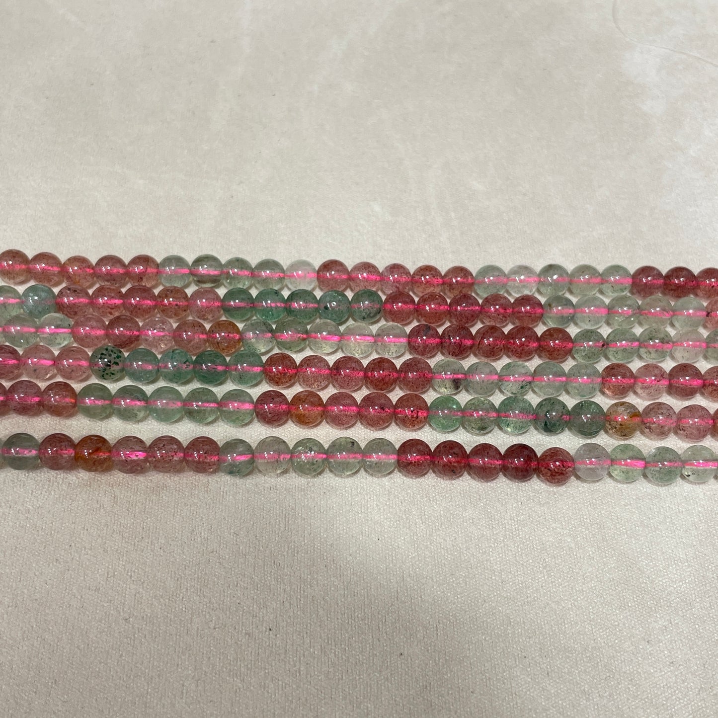 strawberry quartz strands