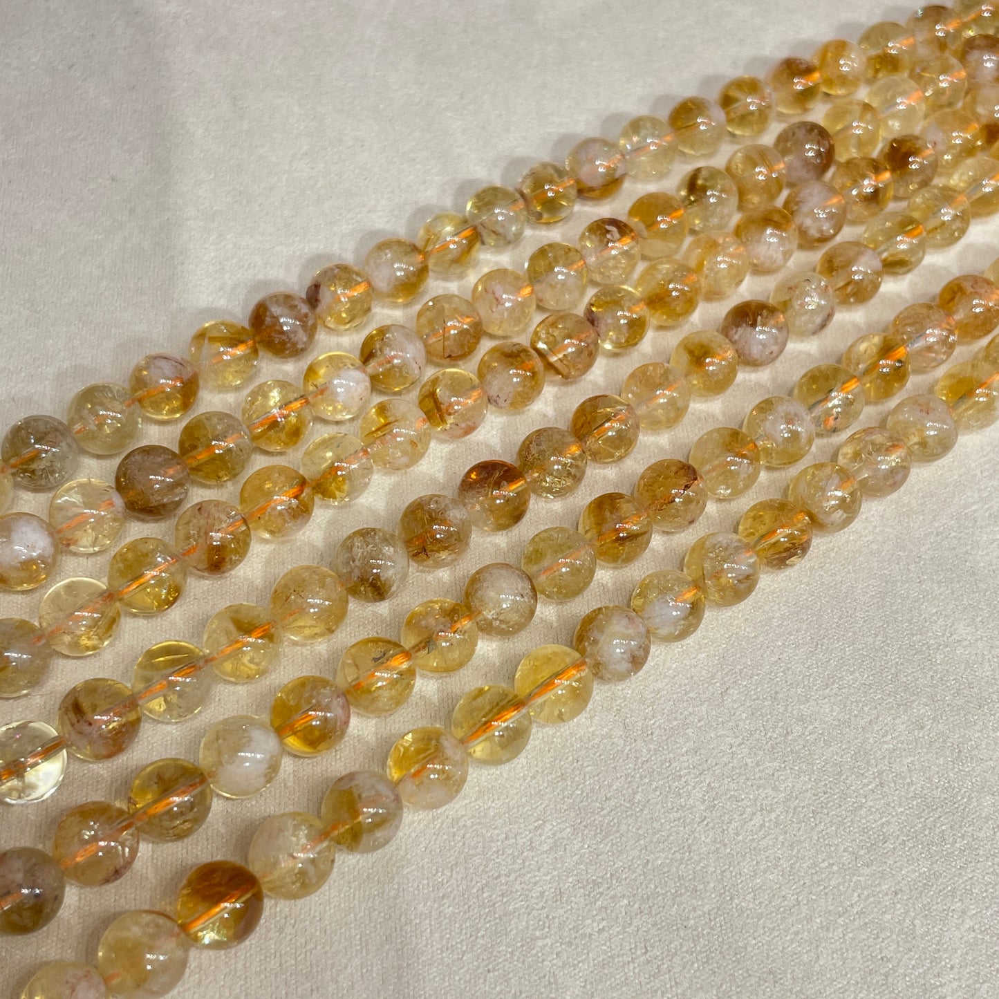 yellow asai strands 8mm