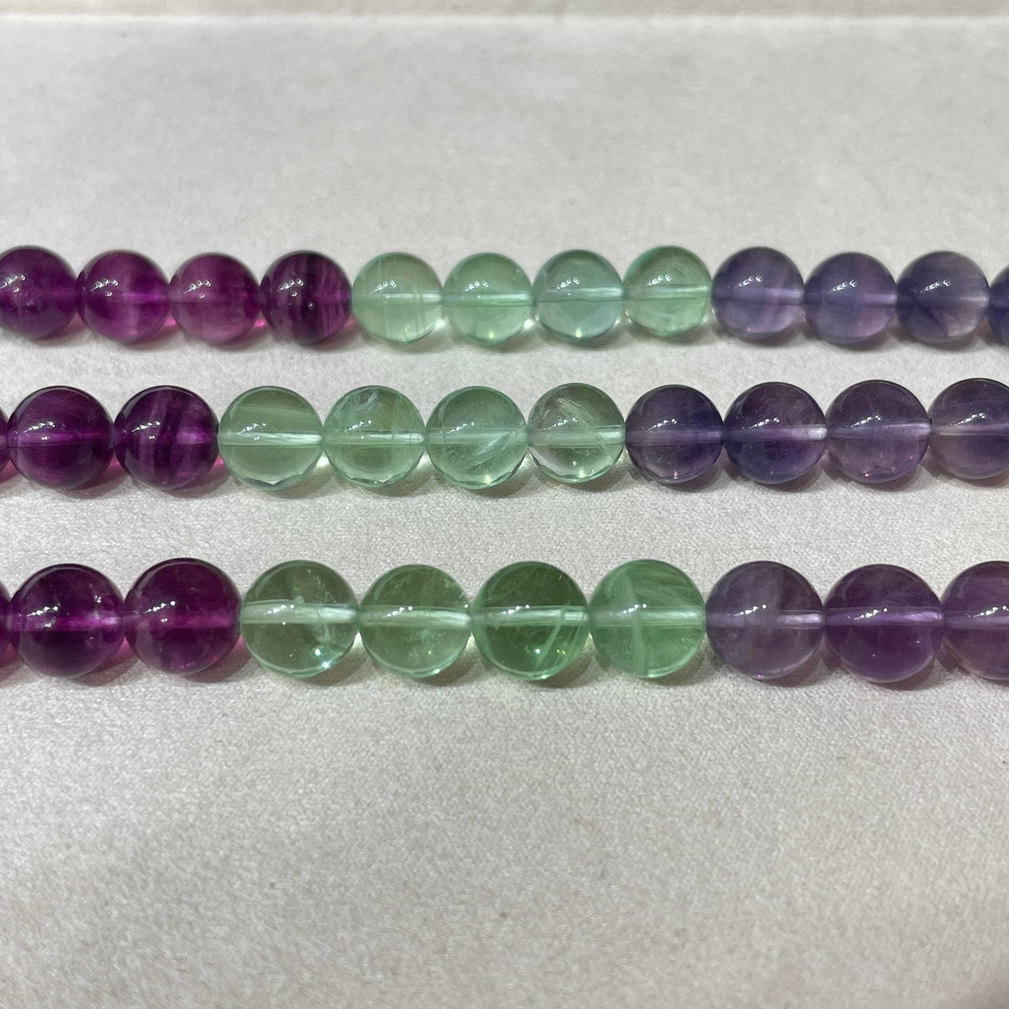 colorful fluorite strands 10mm
