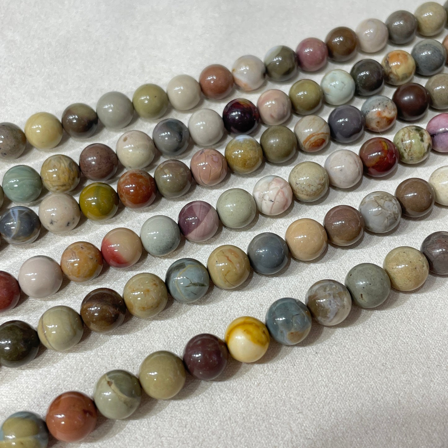alashan agate strands 8mm