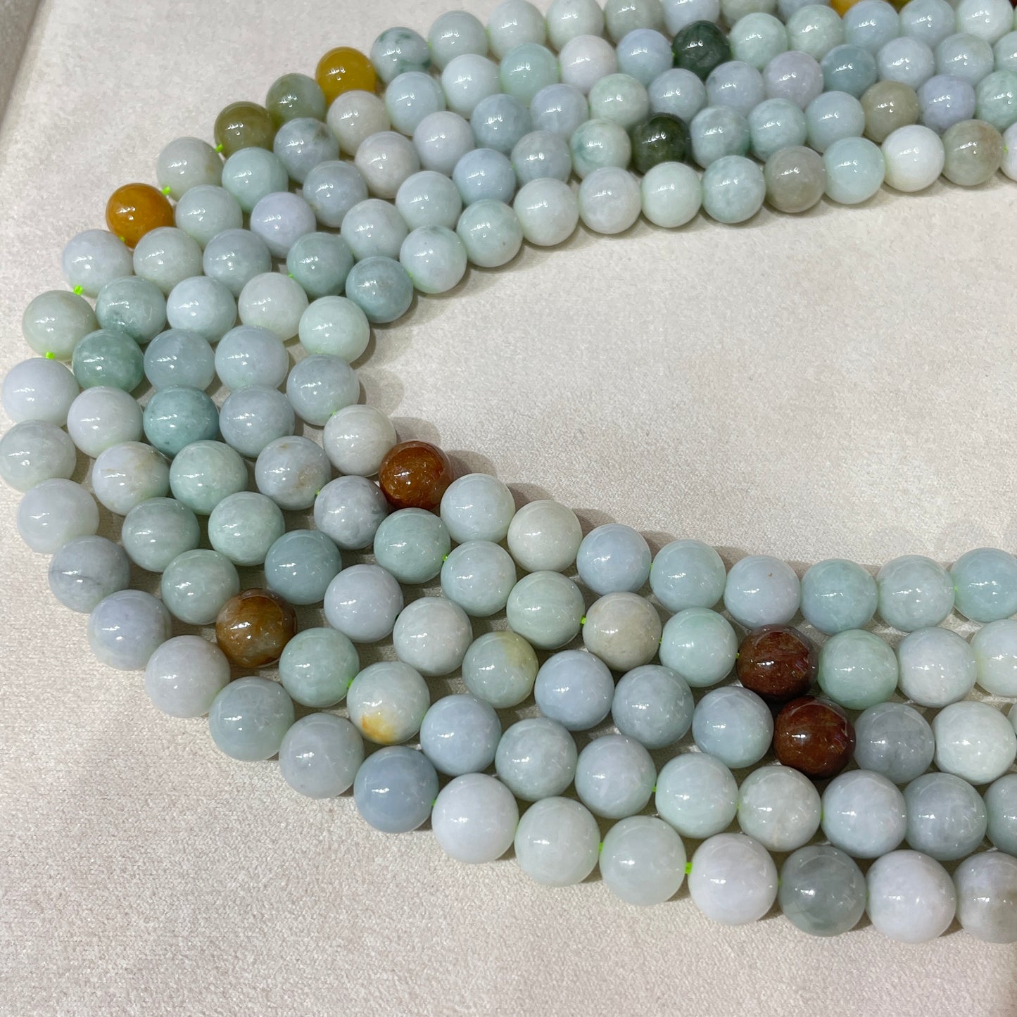 jadelite 10mm strands