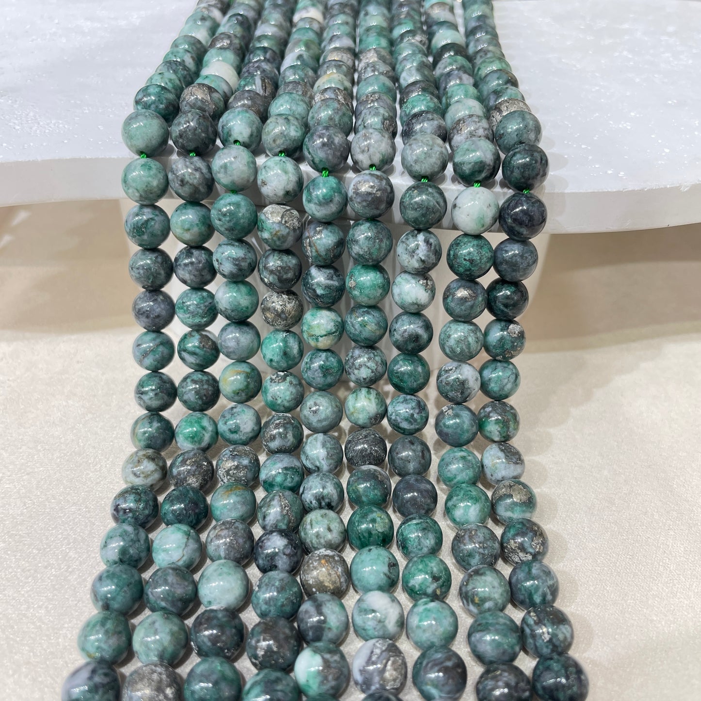 dioptase strands 10mm