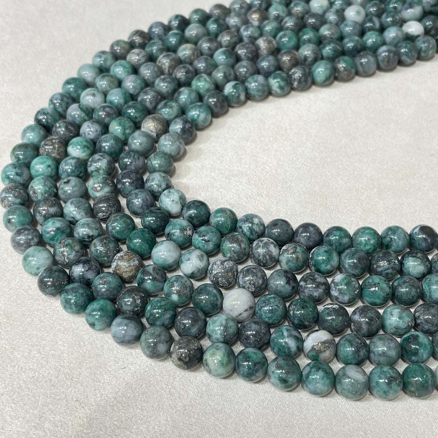 dioptase strands 10mm